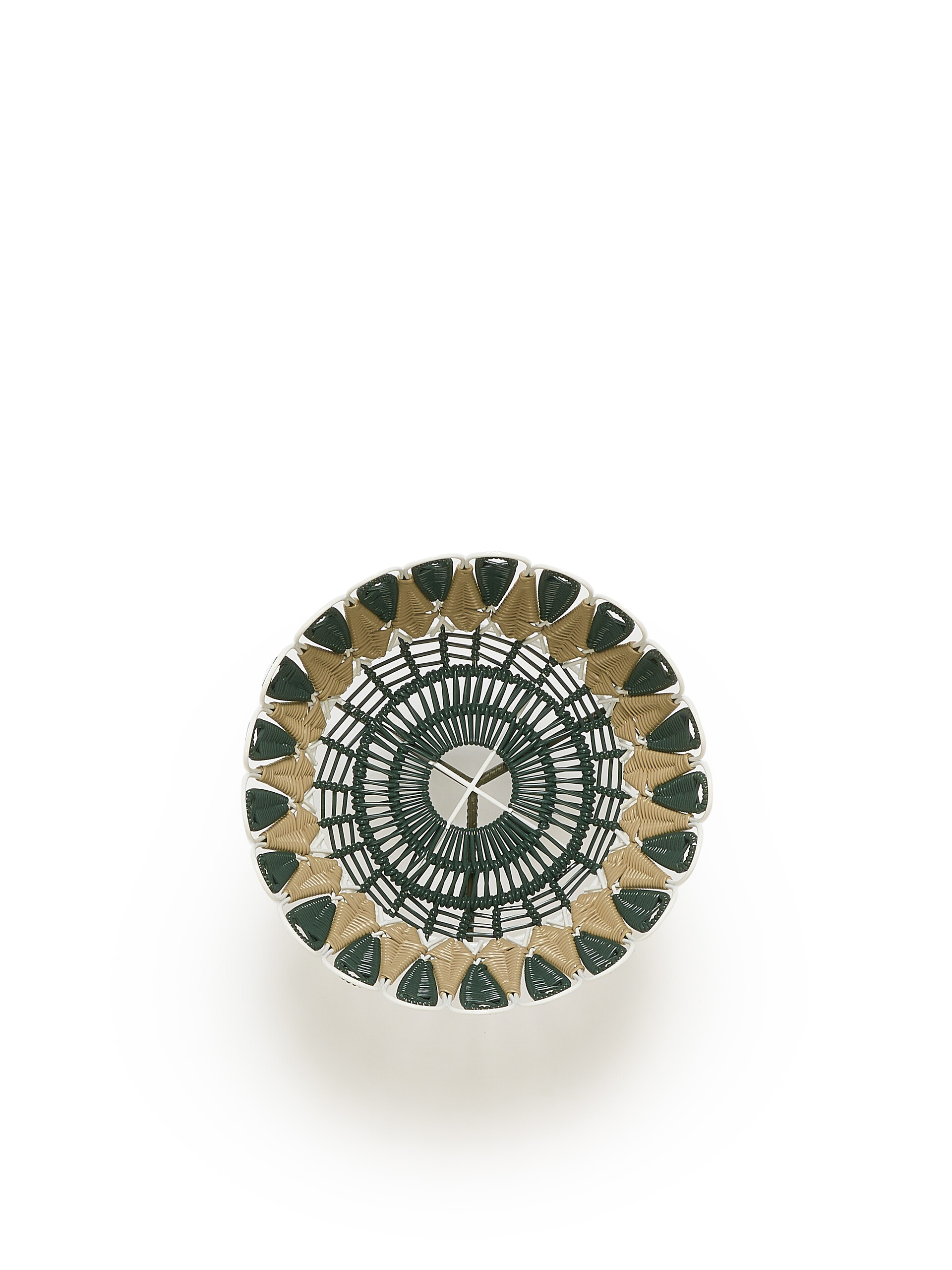 グリーン ベージュ Marni Market スカロップ ブレッドバスケット - ファッション小物 - Image 4