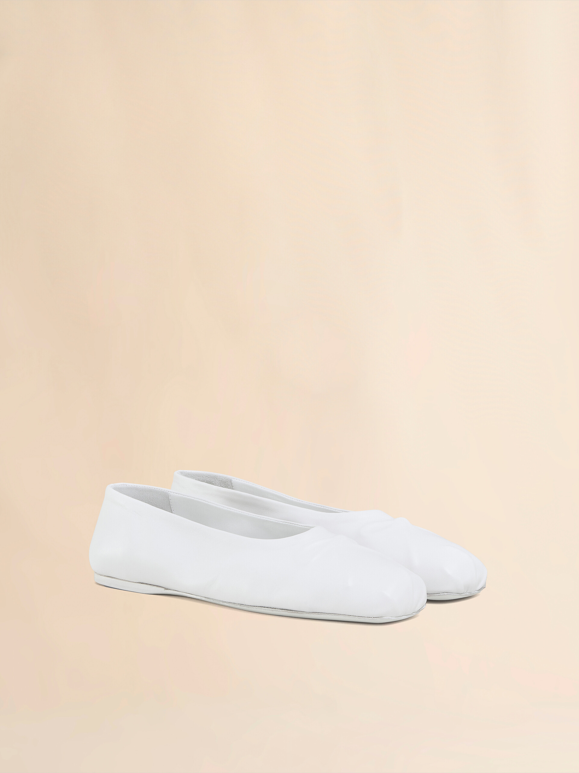 Pink nappa leather seamless Little Bow ballet flat - Ballet Shoes - Image 2