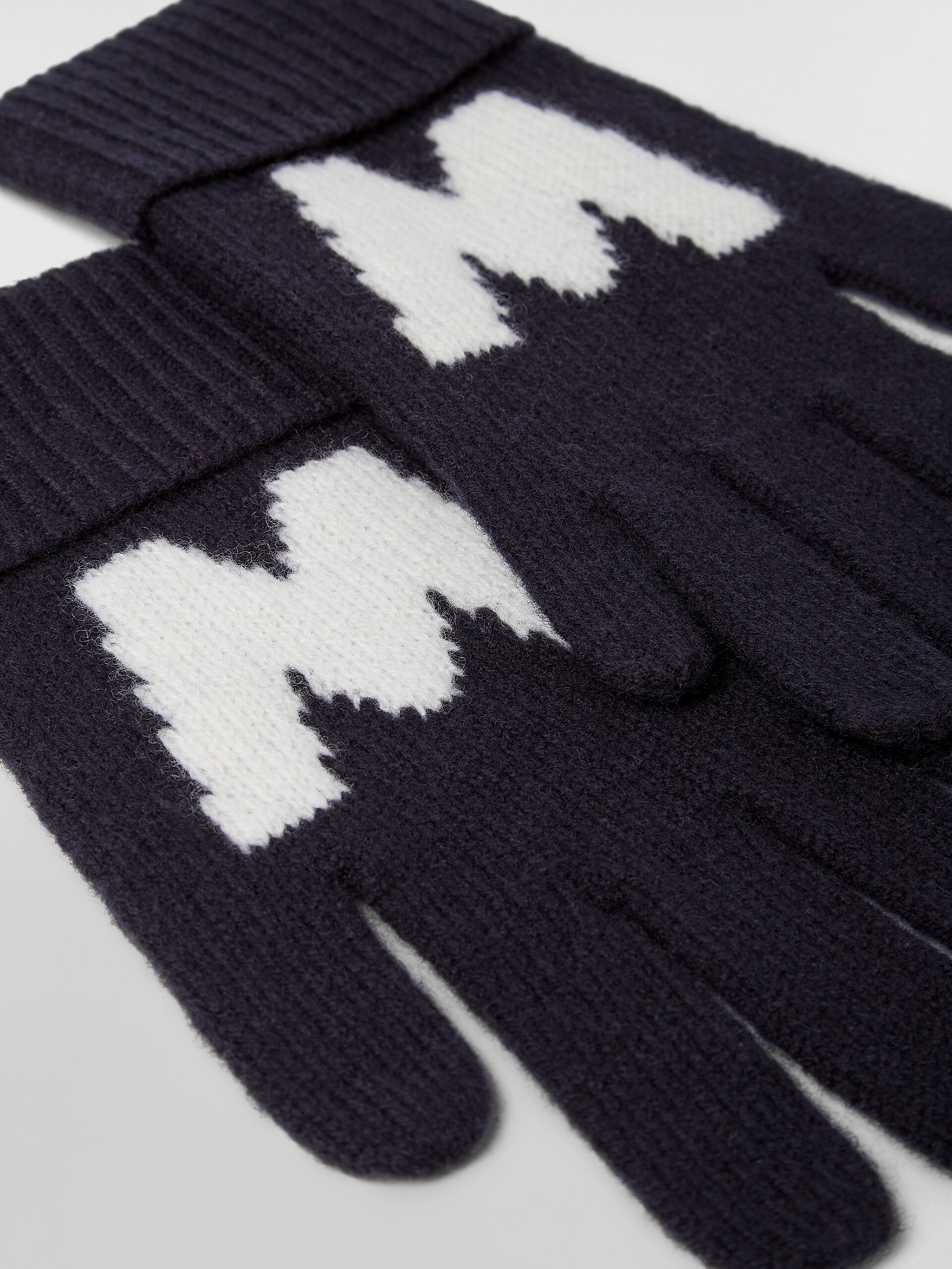 WOOL GLOVES WITH BIG "M" IN THE FRONT - Gloves - Image 2