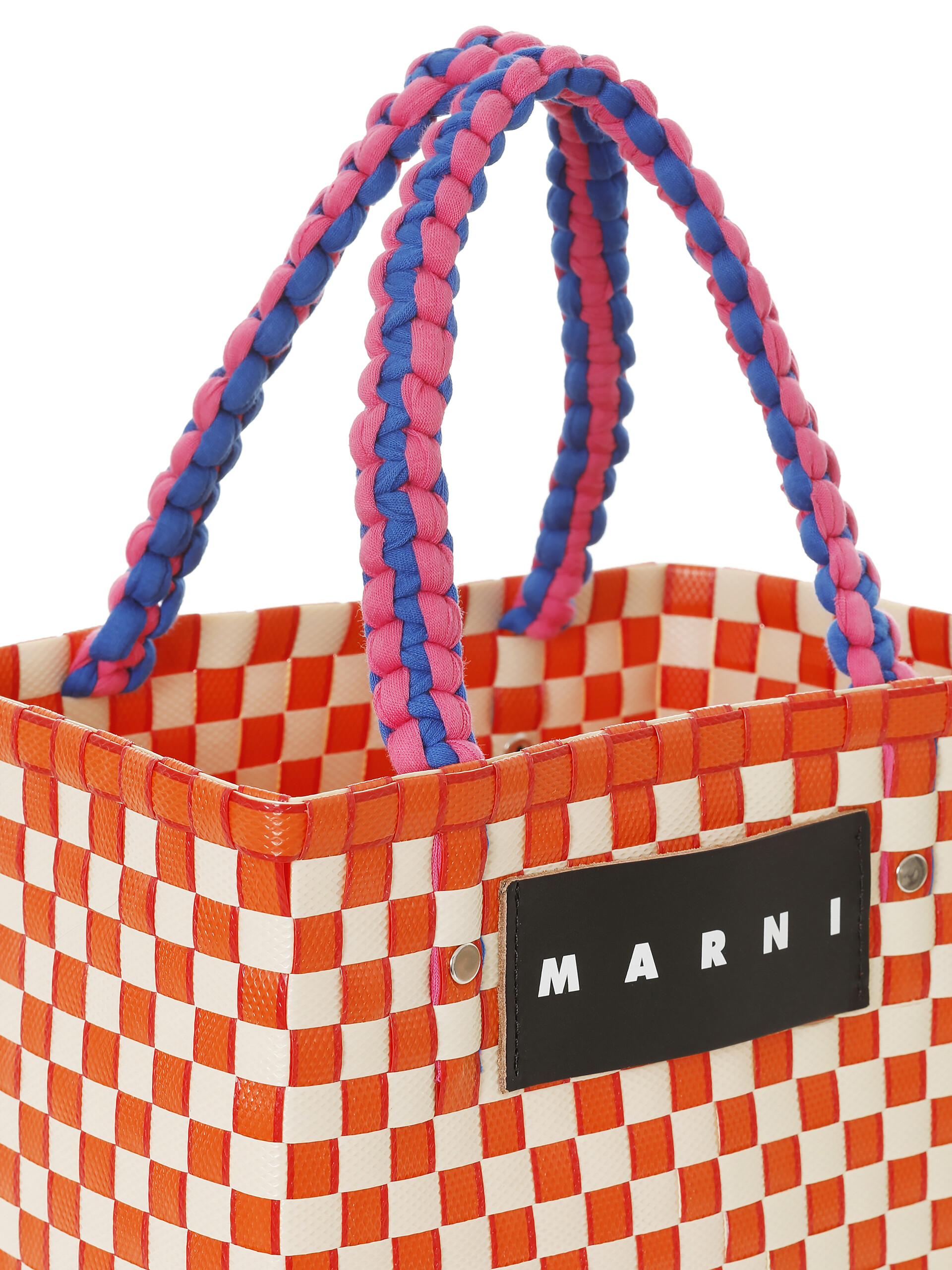 マルニマーケット　MARNI　ジャージーハンドルバケット/オレンジ オレンジ MARNI MARKET JERSEY HANDLE MINI BASKET | Marni
