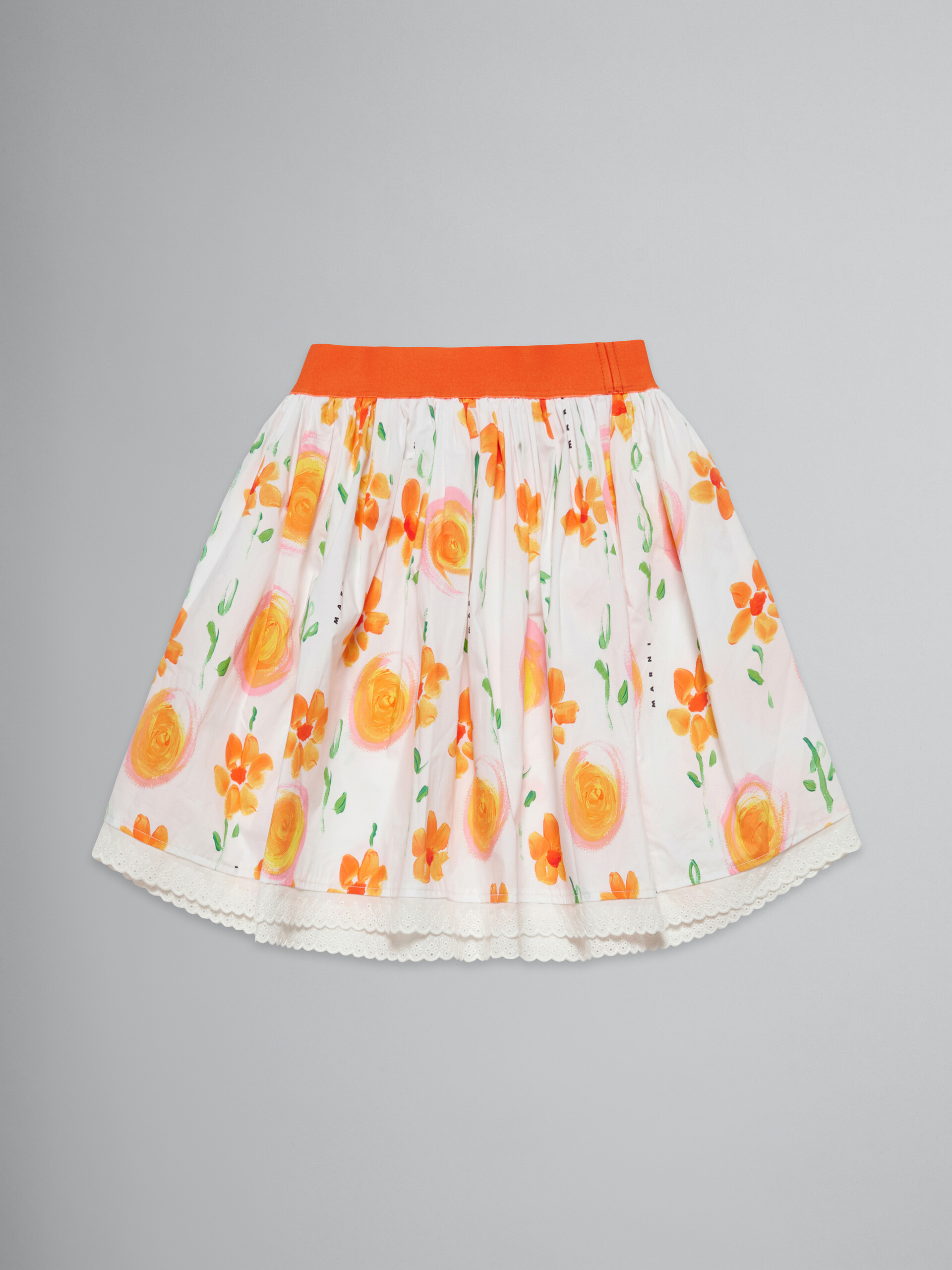 ホワイト Sunny Day ポプリン製スカート - スカート - Image 2