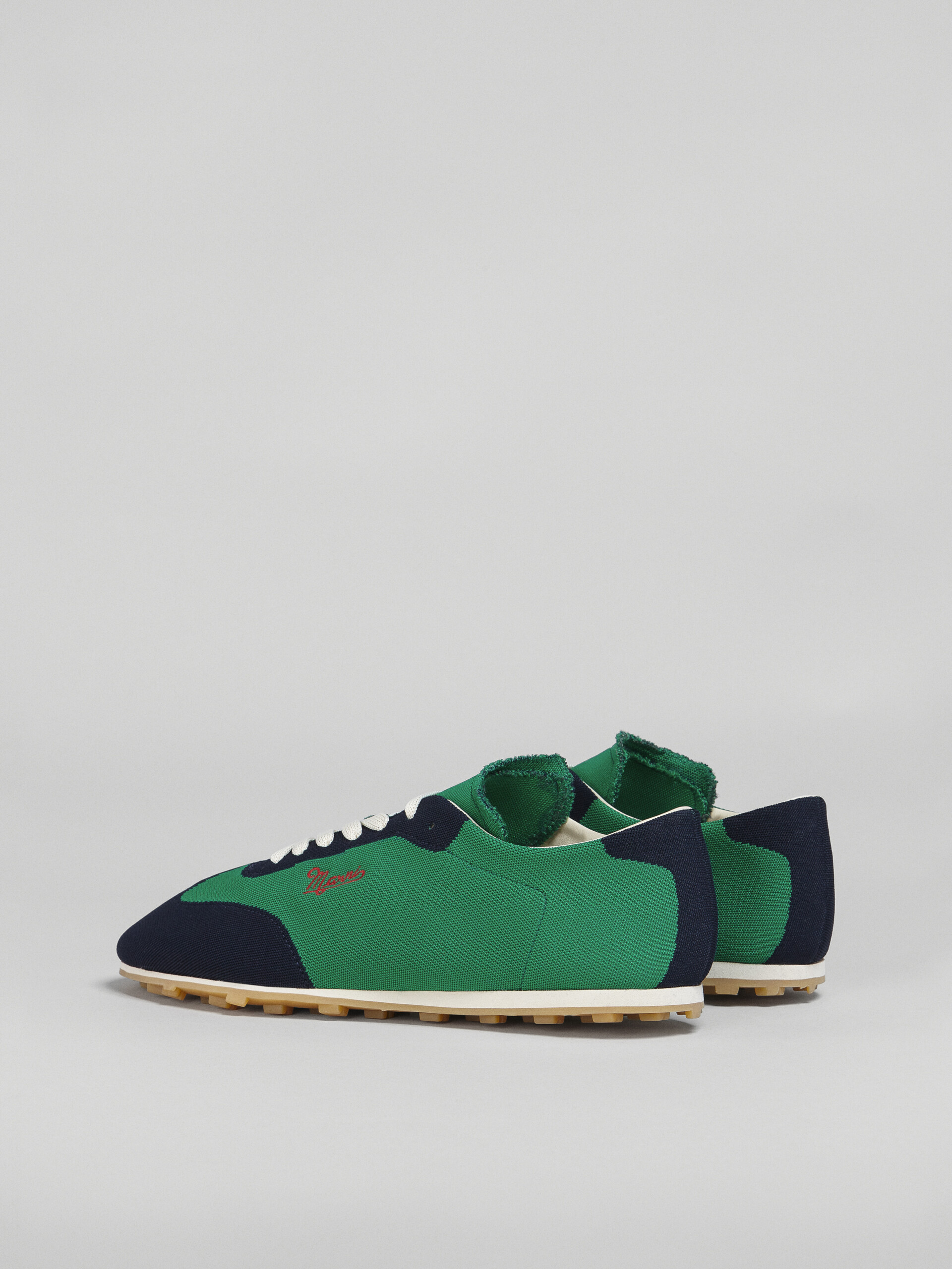 Green blueblack stretch jacquard PEBBLE sneaker - Sneakers - Image 3