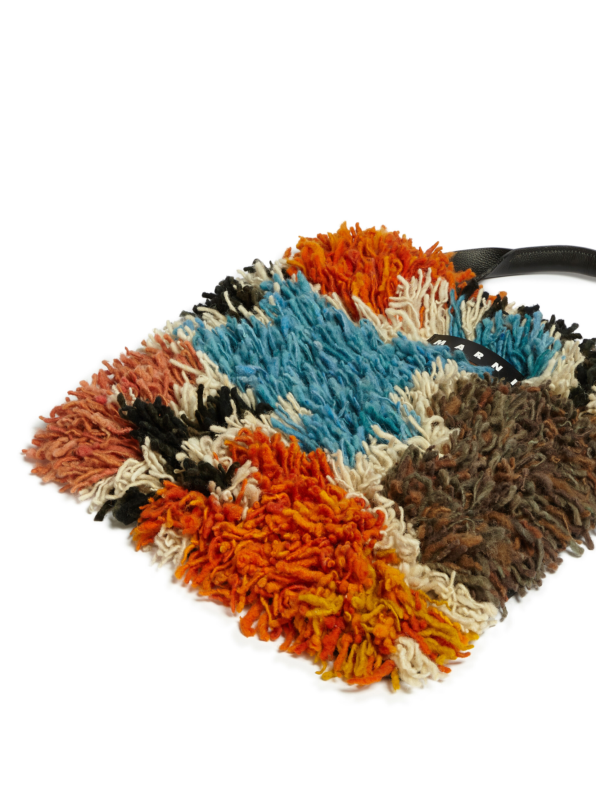 Borsa MARNI MARKET WOOL multicolore - Shopping Bags - Image 4
