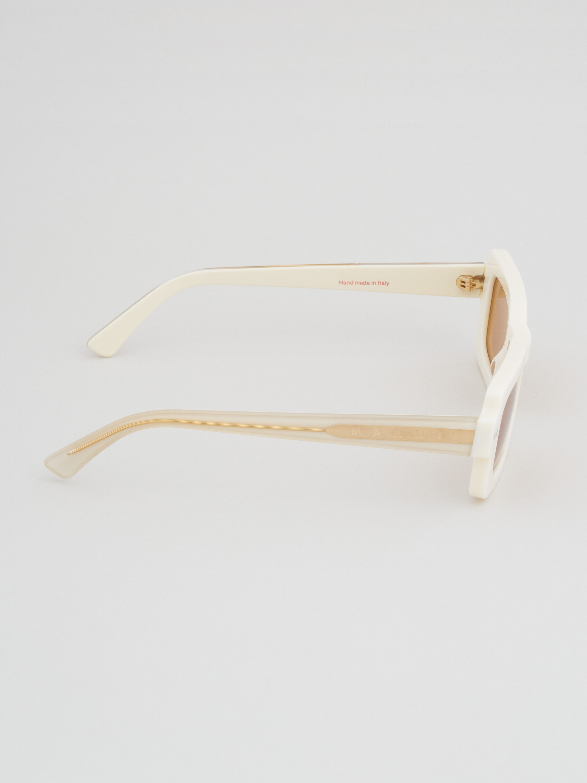 White acetate LAKE VOSTOK sunglasses - Optical - Image 3