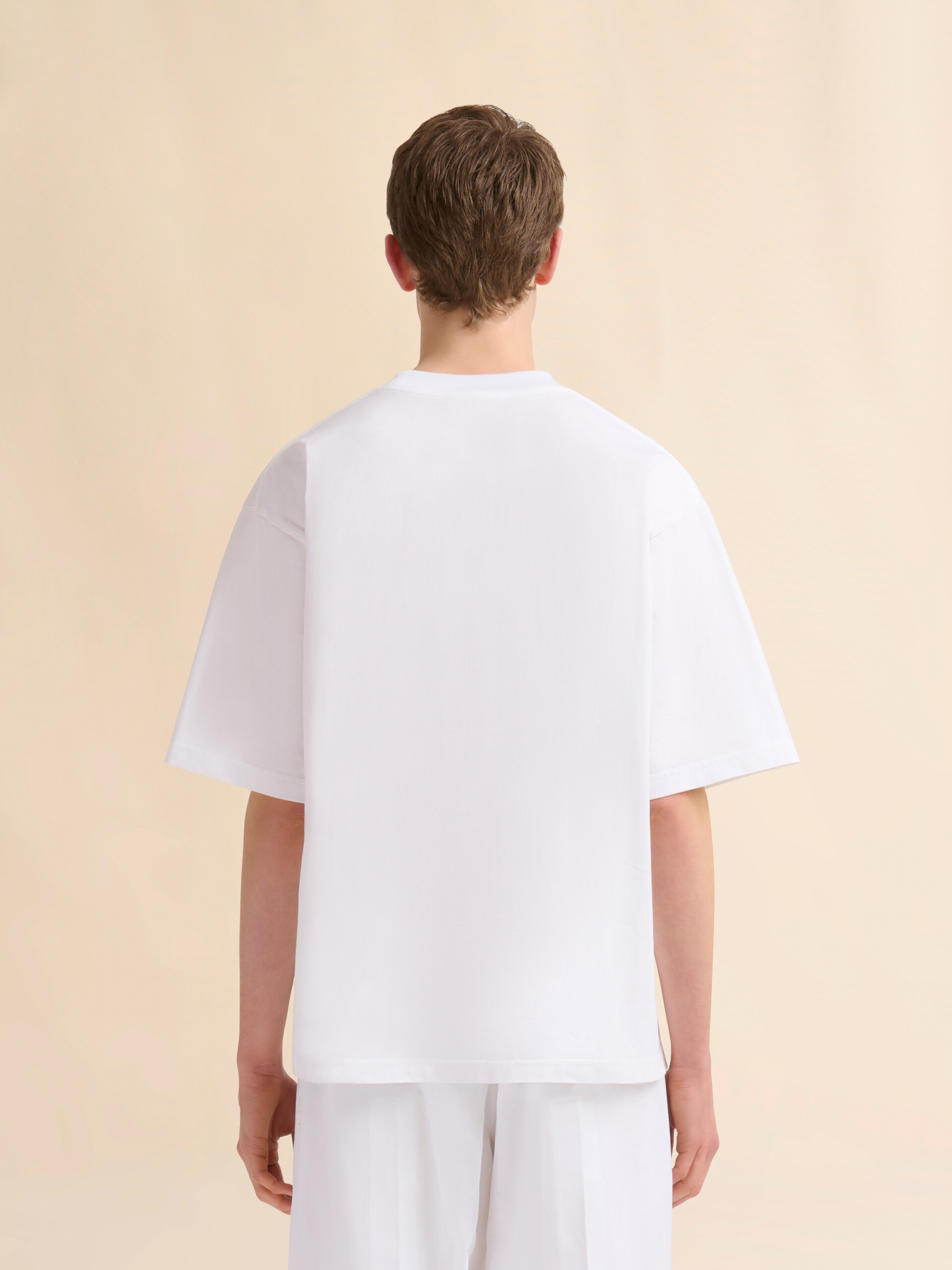 Weißes T-Shirt aus Baumwolle mit Dante-Print - Hemden - Image 3