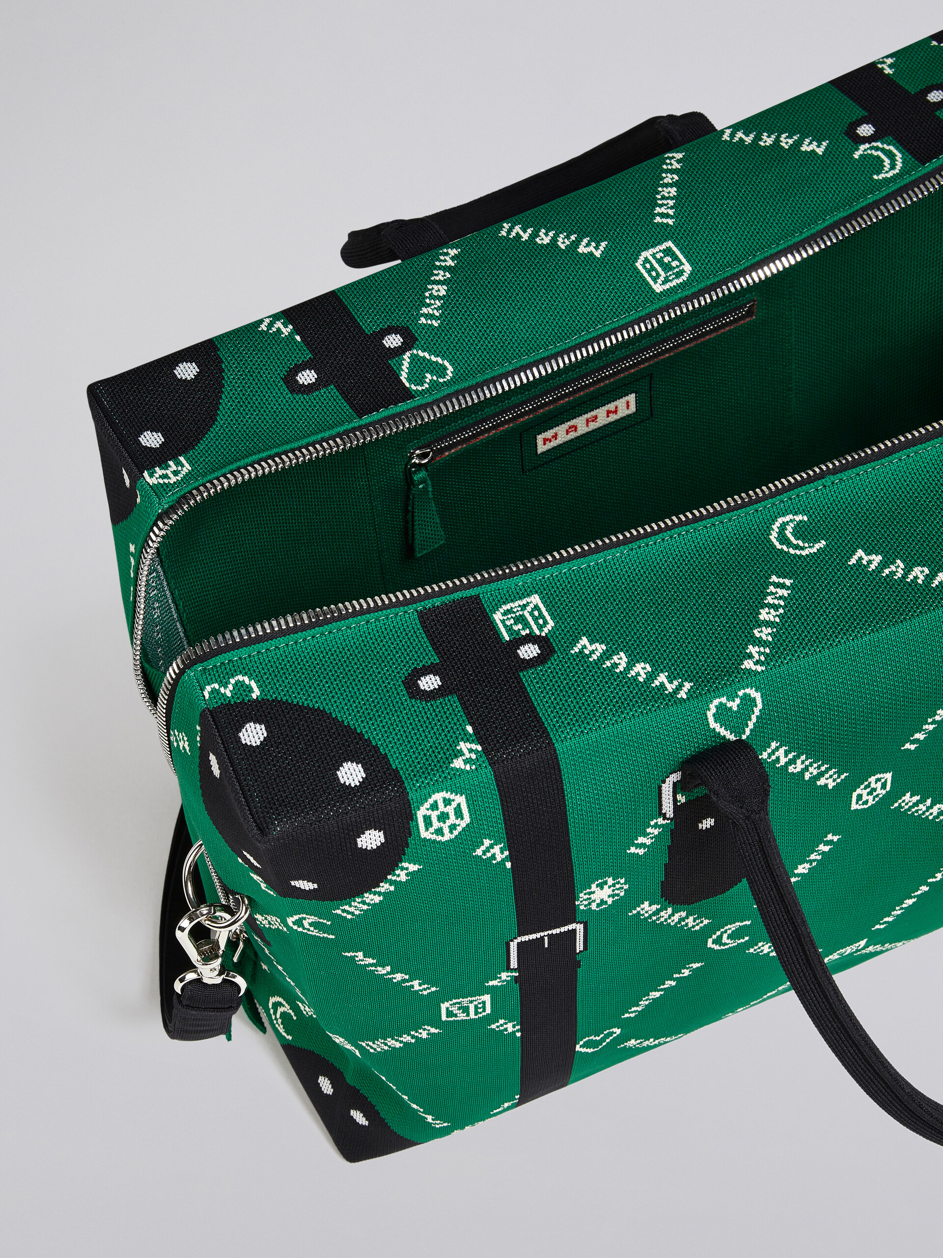 Marnigram trompe-l'œil jacquard travel bag - Travelling Bag - Image 4