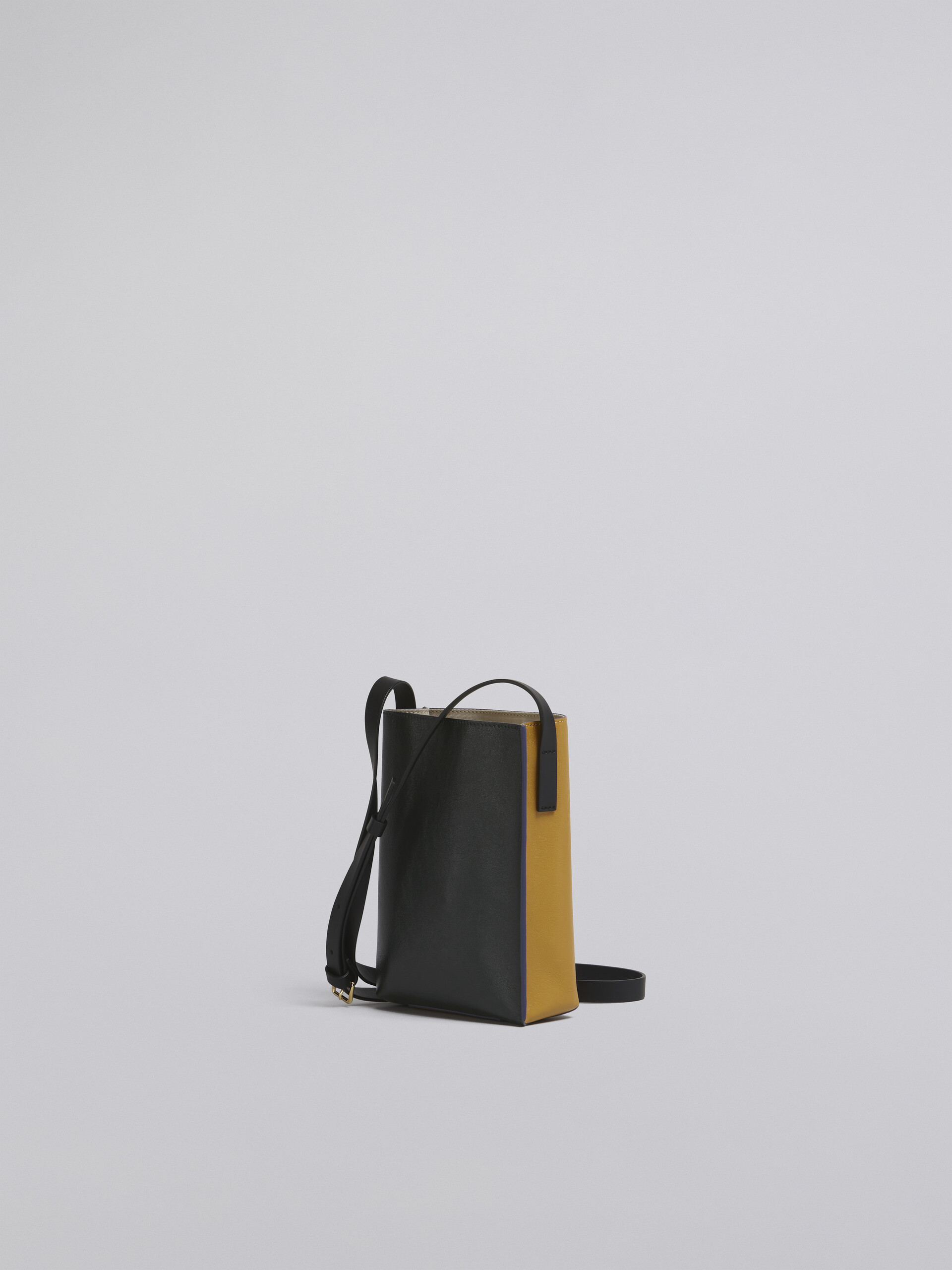 MUSEO SOFT nano bag in yellow and green leather - Shoulder Bags - Image 2