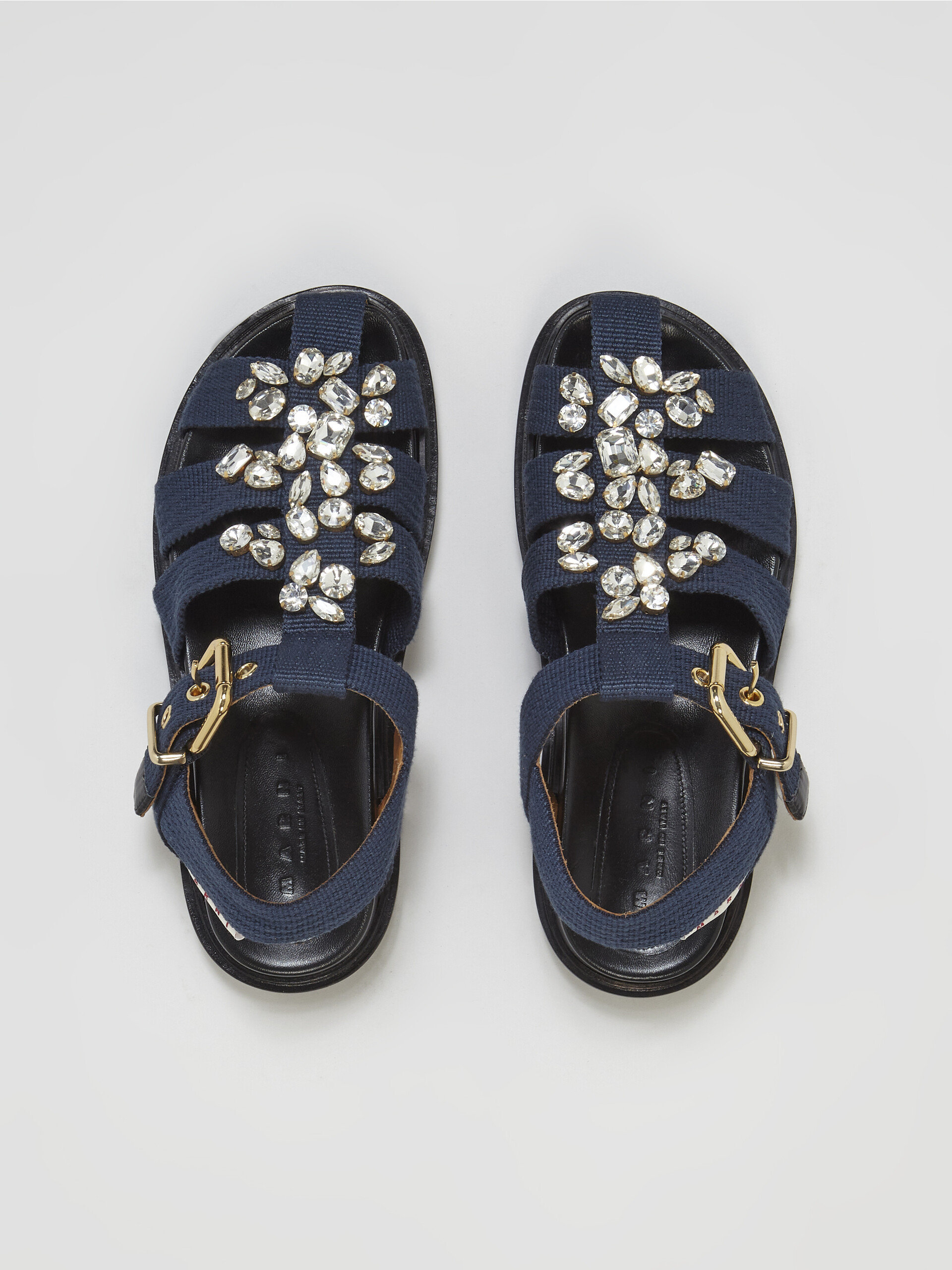 Blue ribbon Fussbett sandal with glass beads - Sandals - Image 4