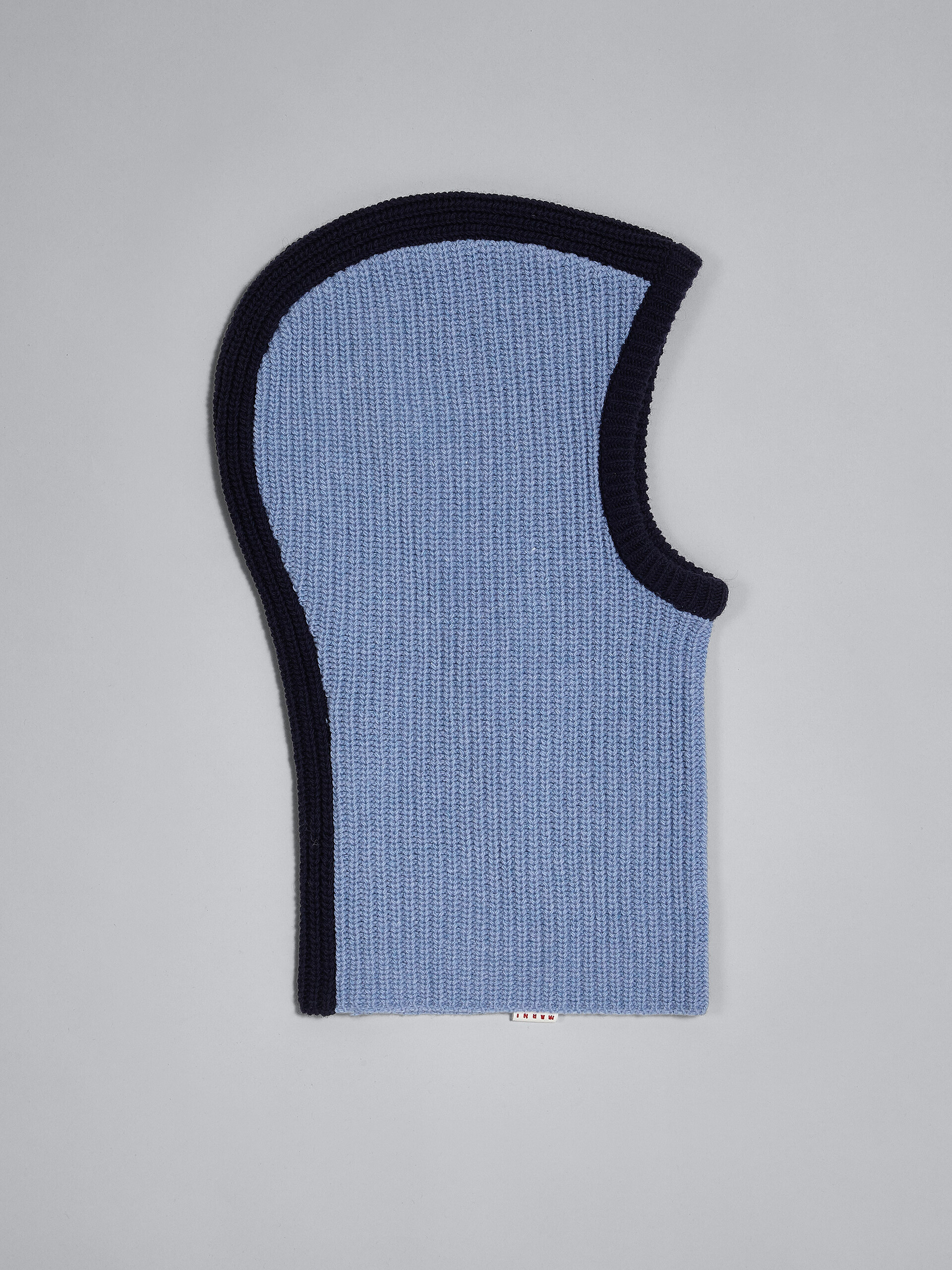 Pale blue Shetland wool balaclava - Other accessories - Image 2