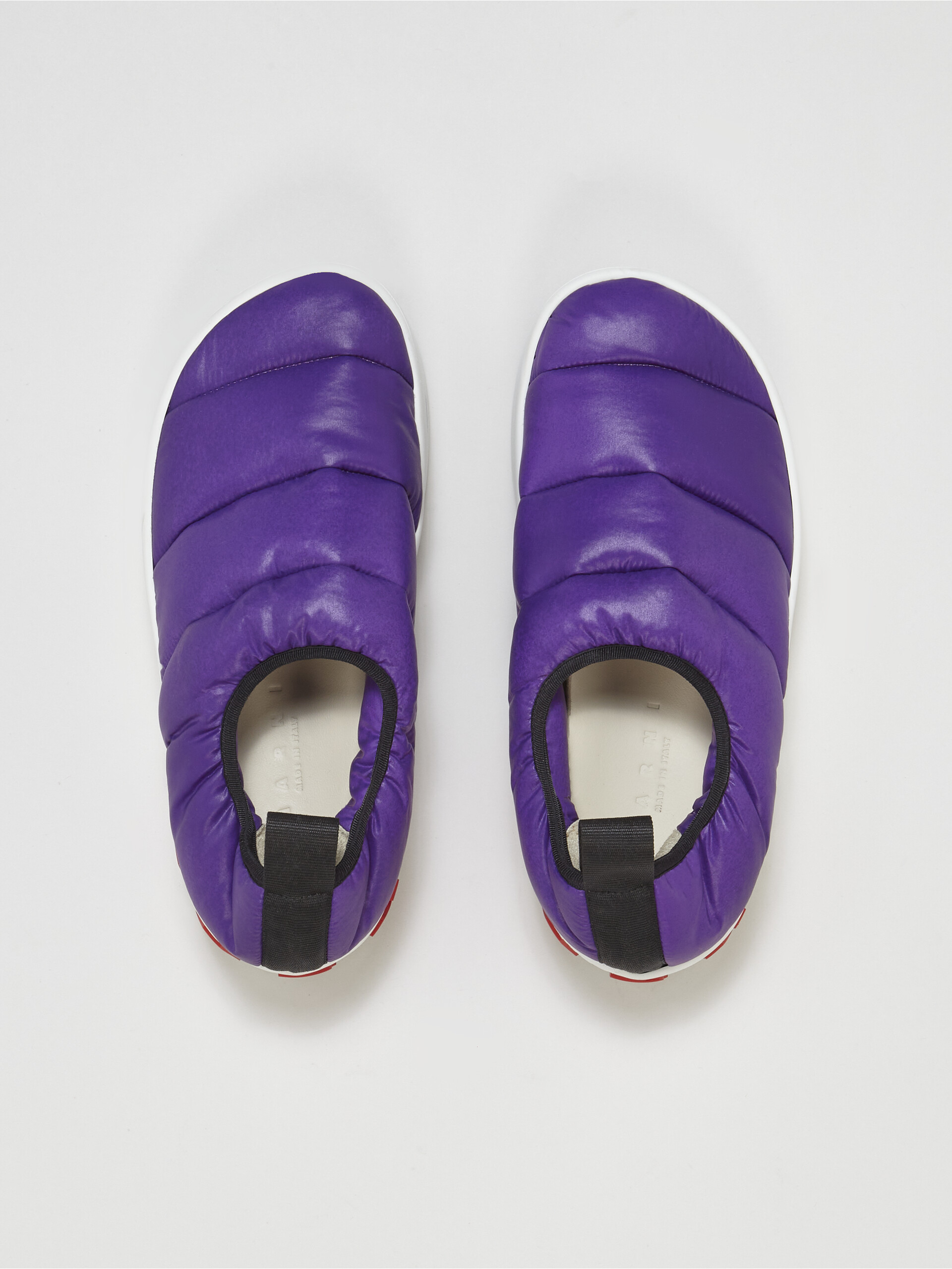 Sneaker PAW senza lacci in nylon trapuntato viola - Sneakers - Image 4