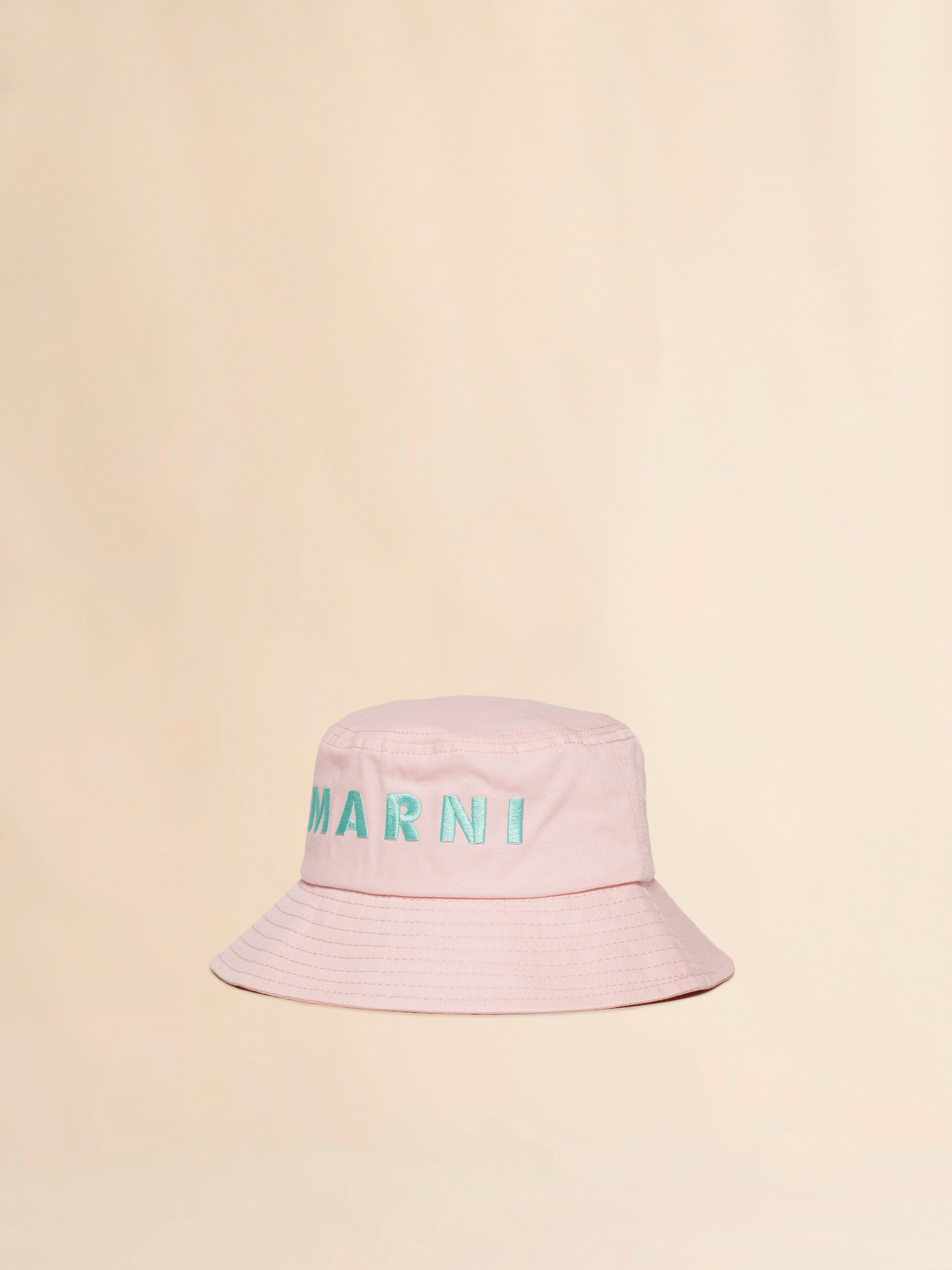 Yellow fisherman hat with logo - Caps - Image 1