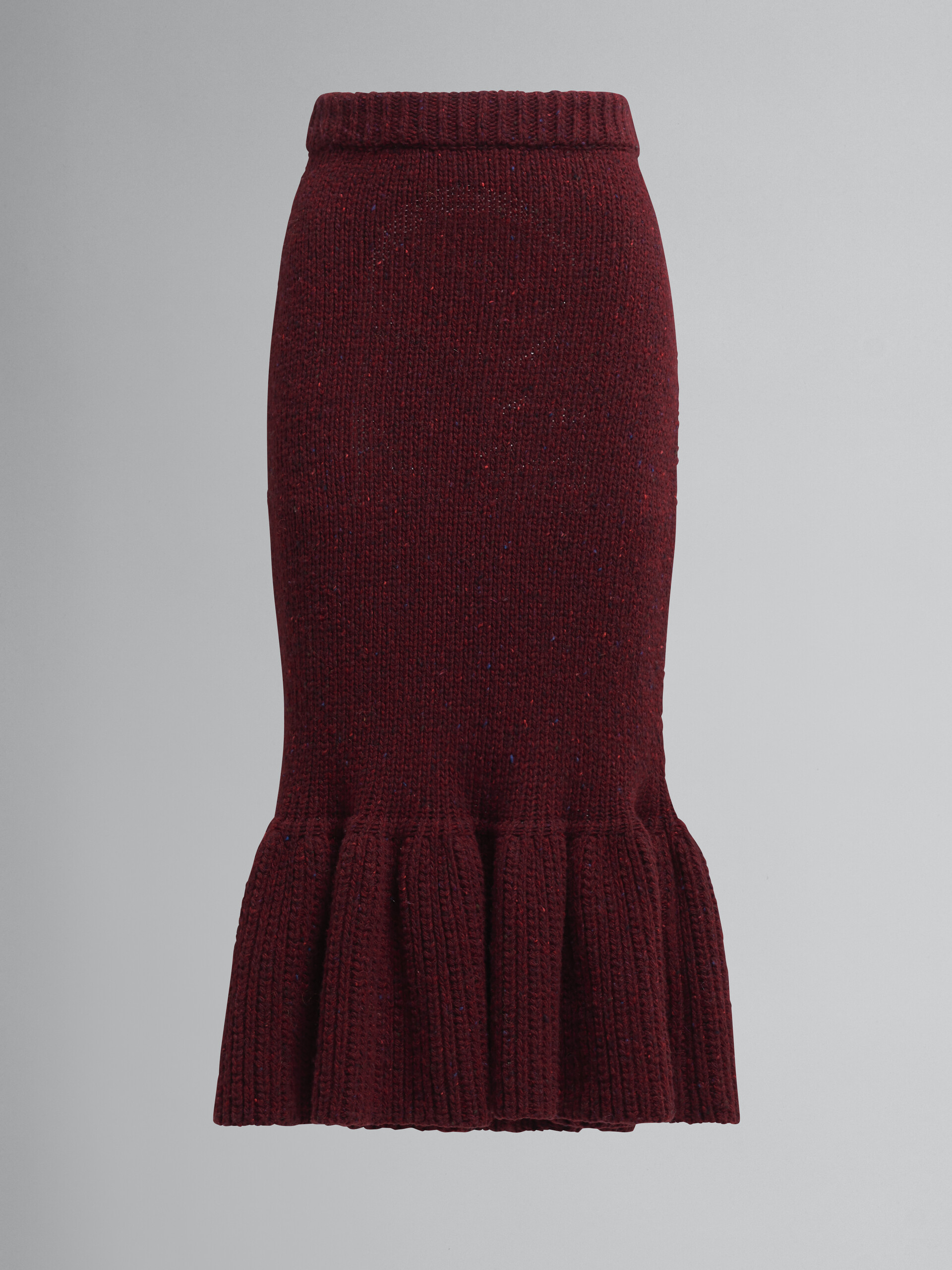 red sequin mini skirt