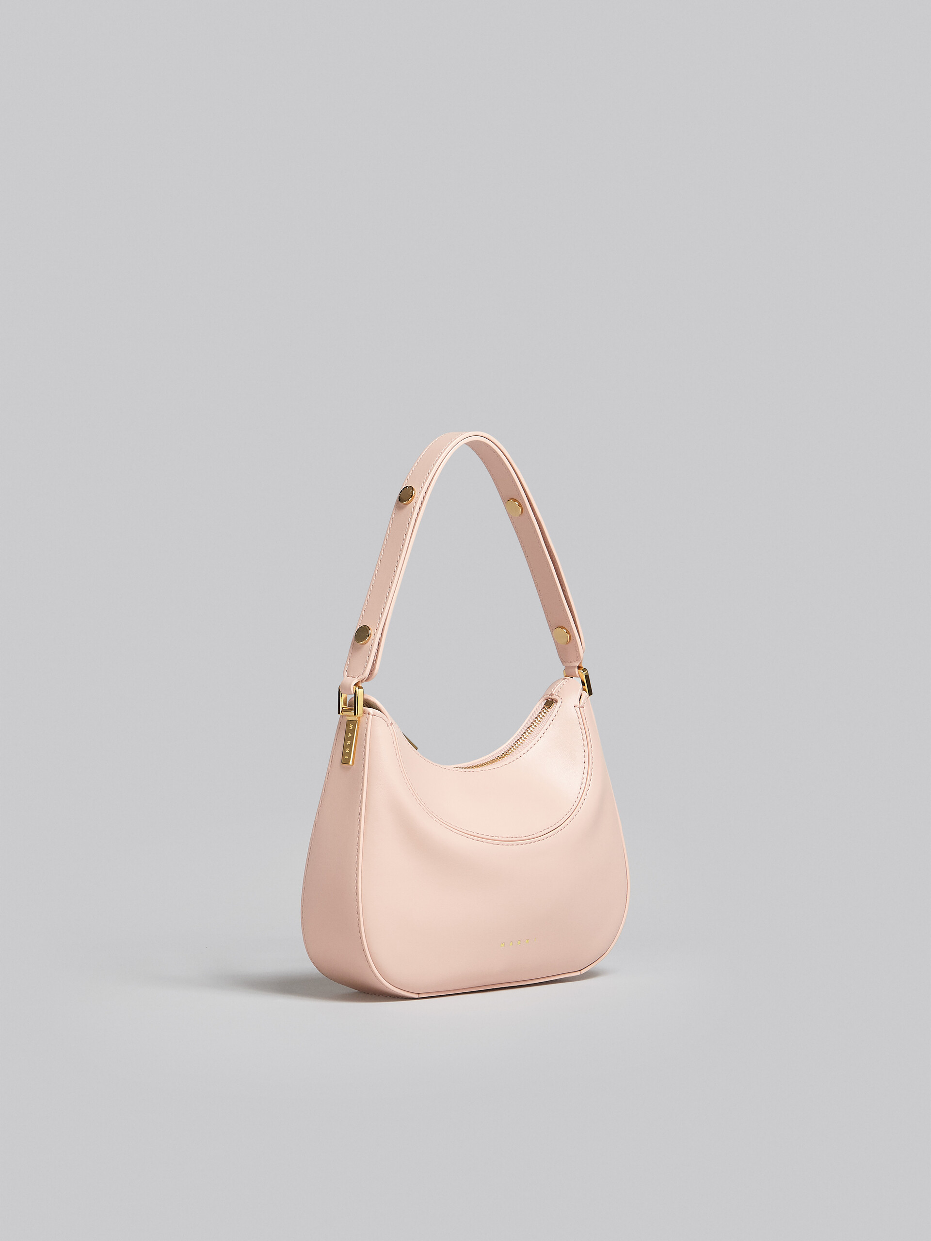 Milano Mini Bag in pink leather - Handbag - Image 5
