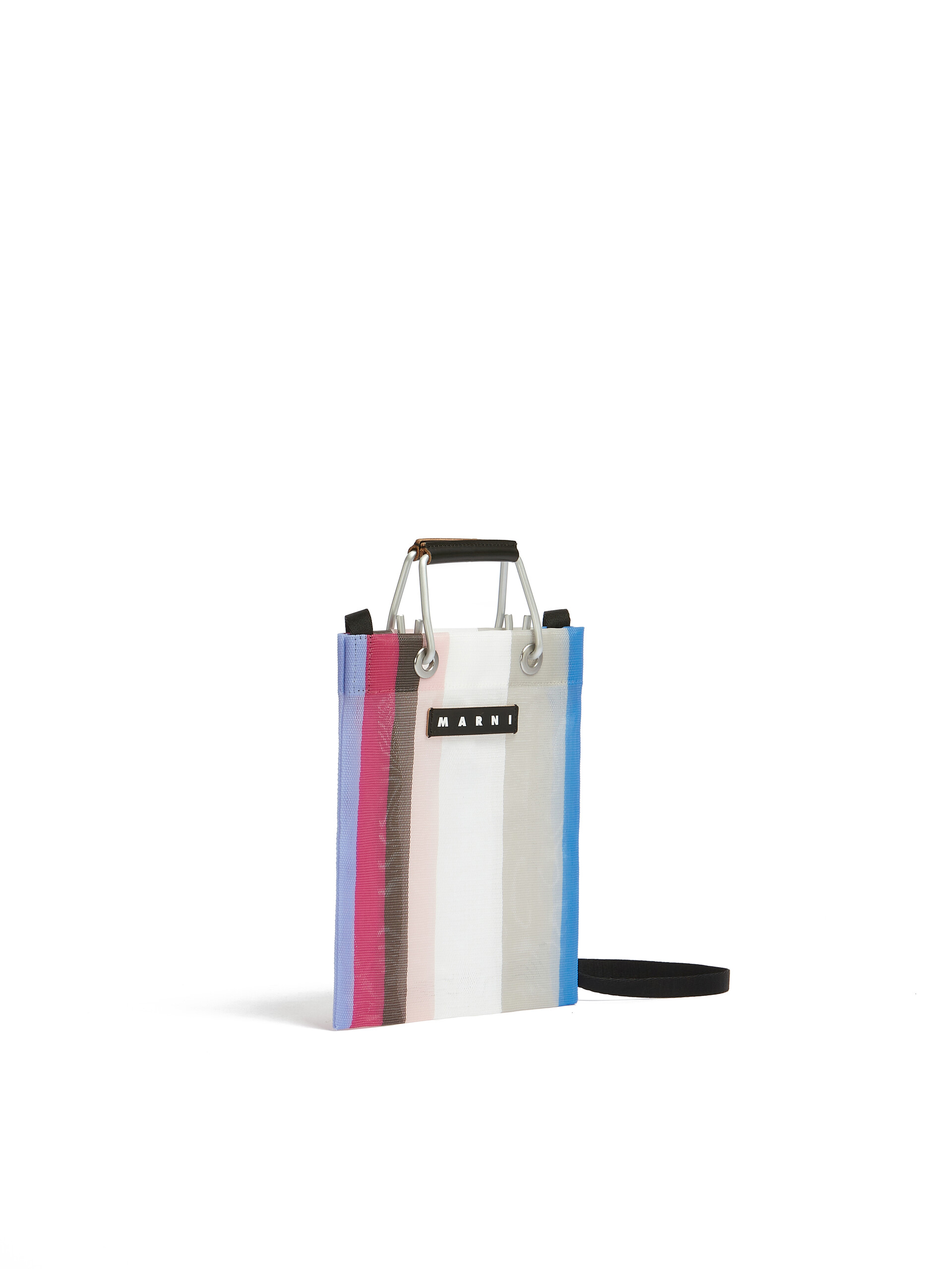 グリーンブルー(ターコイズ) MARNI MARKET STRIPE MINI SHOULDER BAG - ハンドバッグ - Image 2