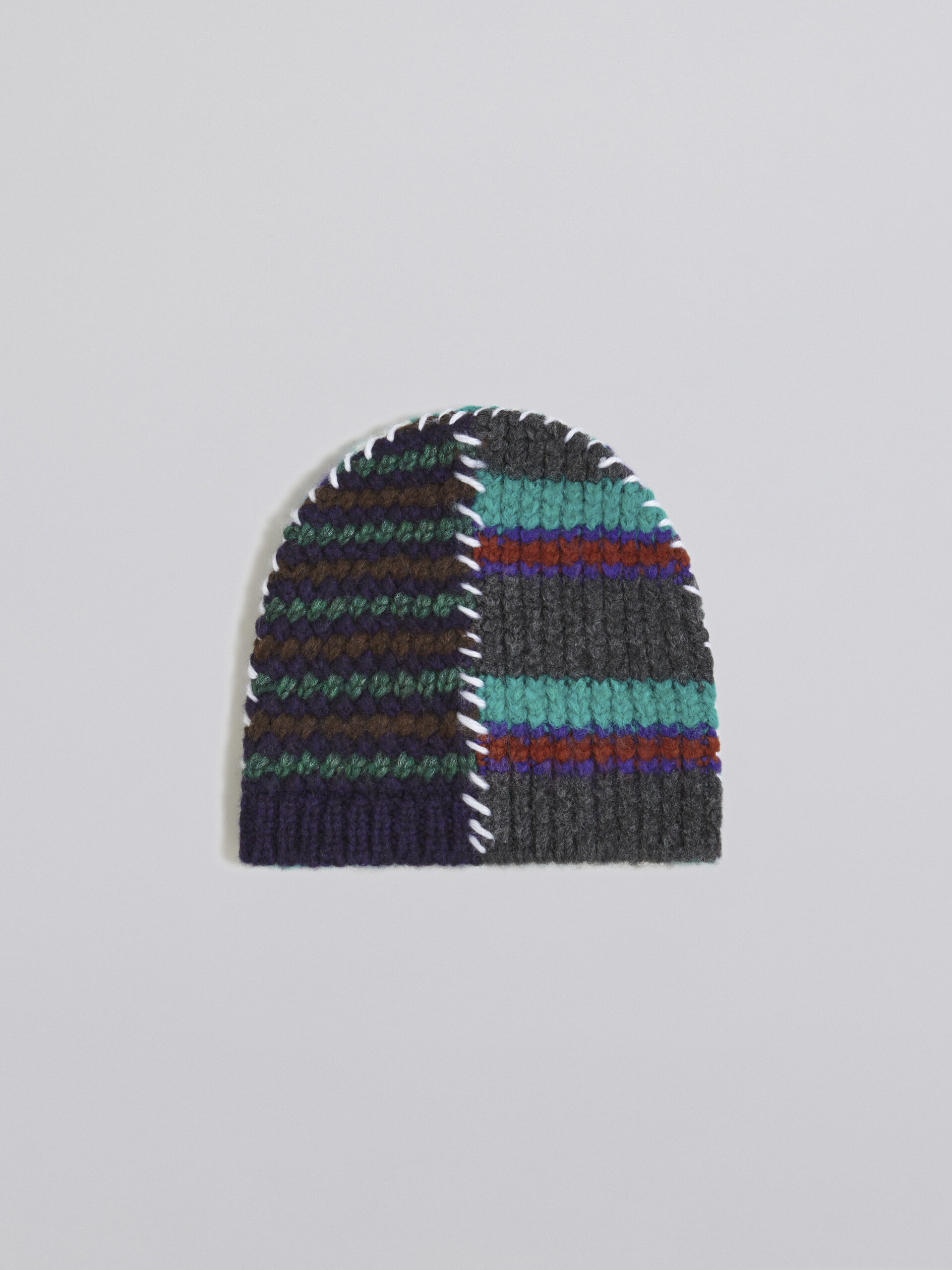 Cappello in lana e filati tecnici - Cappelli - Image 3