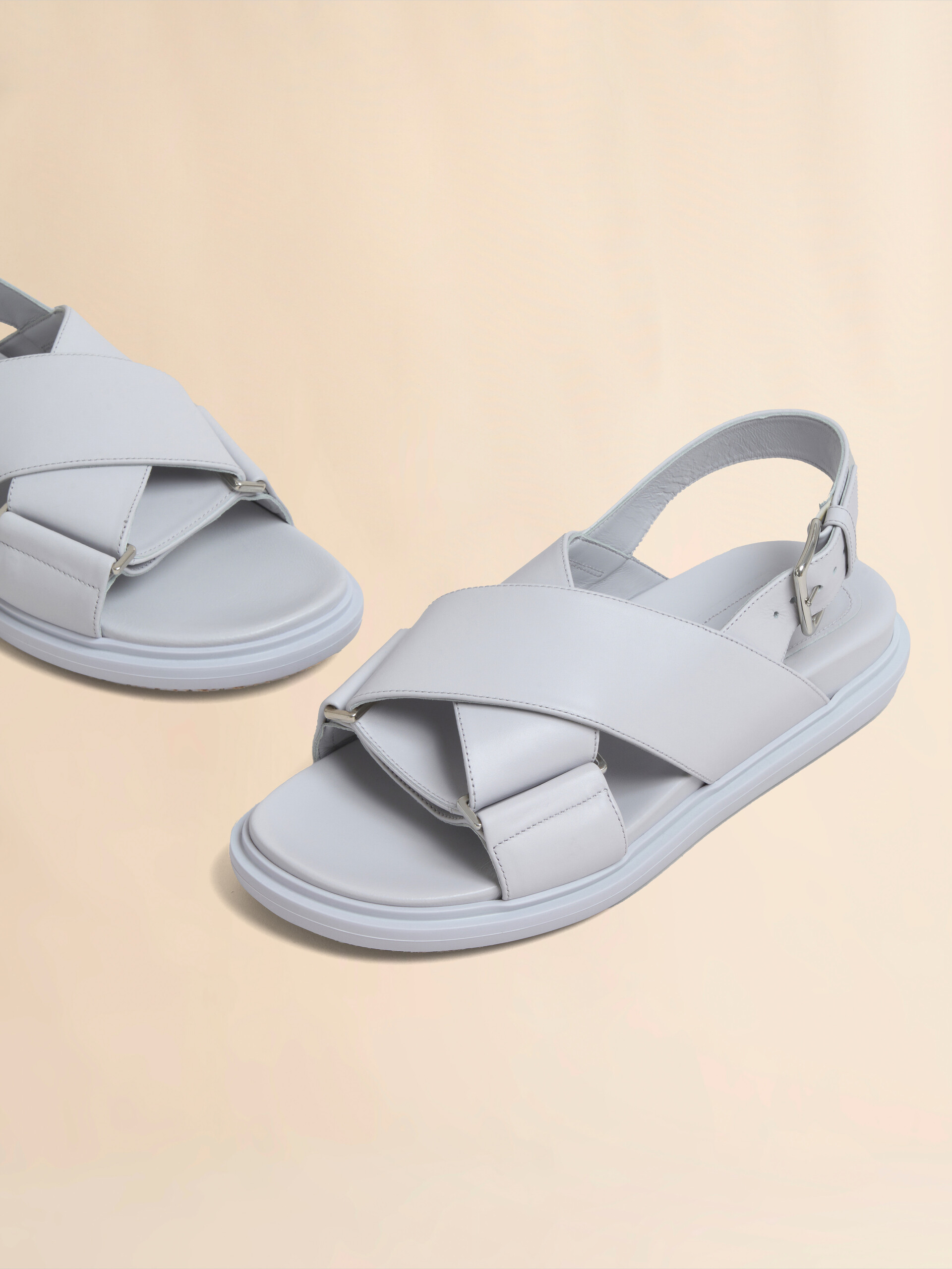 Brown leather Fussbett - Sandals - Image 5