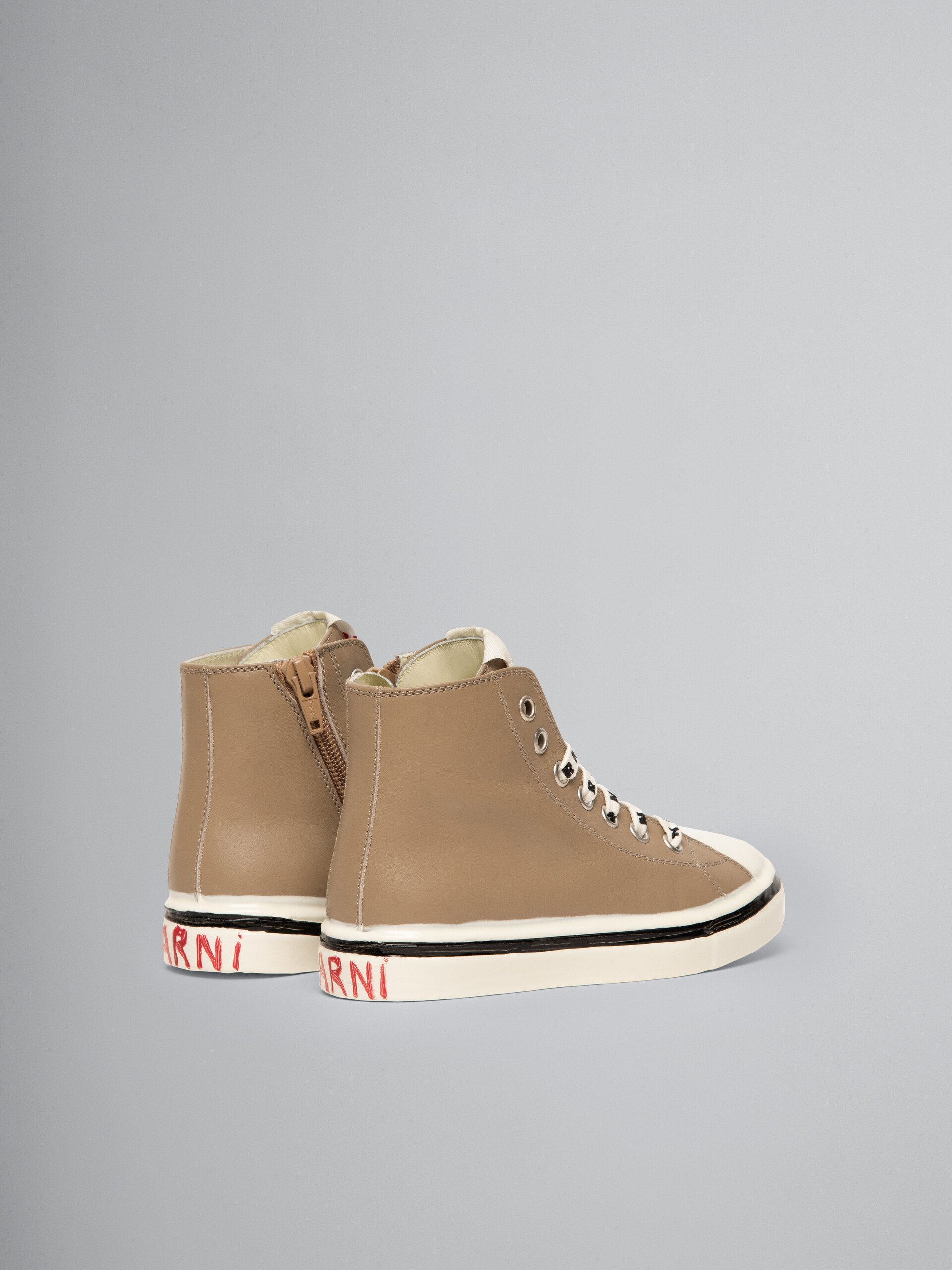 Brown leather sneaker - Other accessories - Image 3