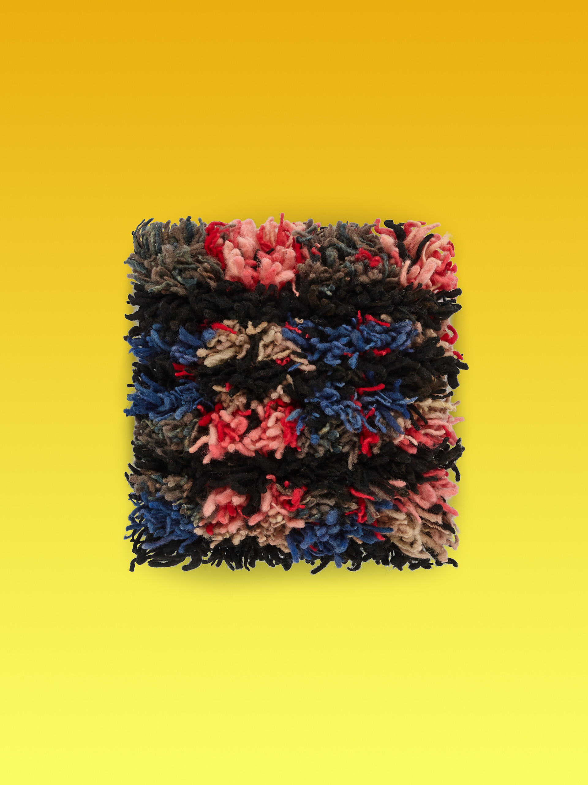 MARNI MARKET pillow in multicolour pink wool Marni