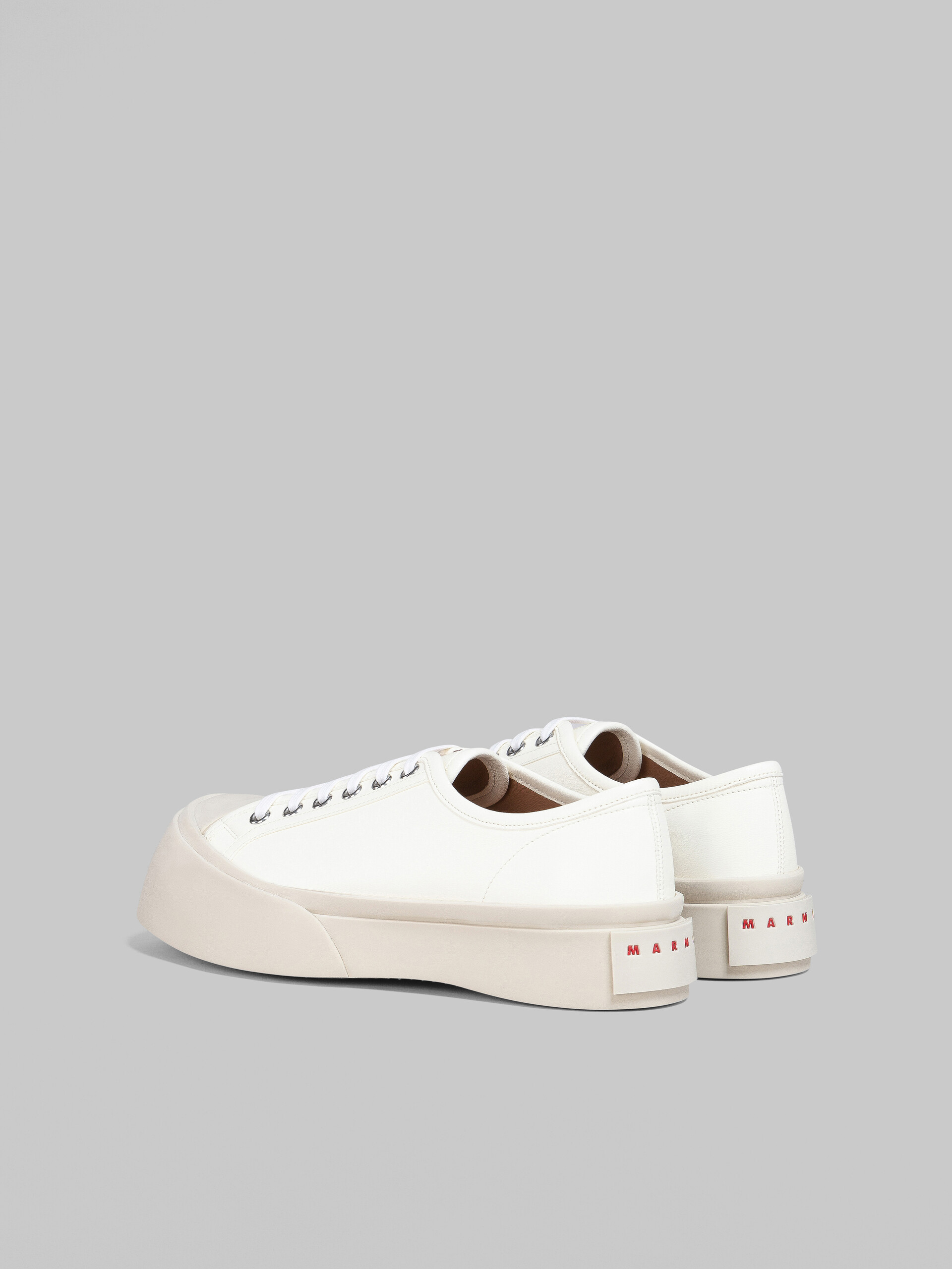 White leather Pablo lace-up sneaker - Sneakers - Image 3
