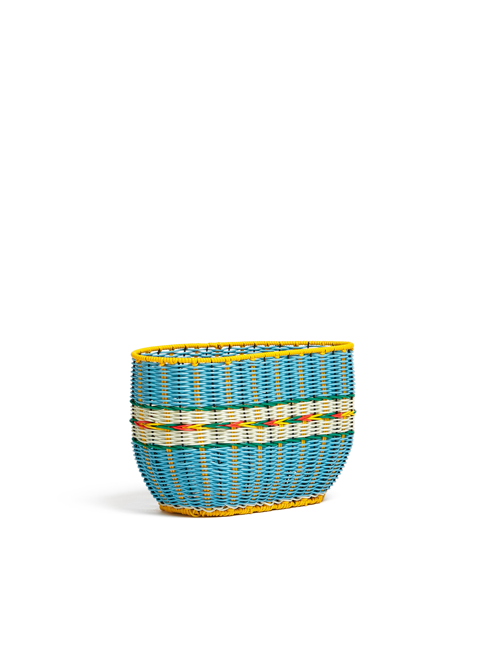 Blue MARNI MARKET oval basket - Accessories - Image 2