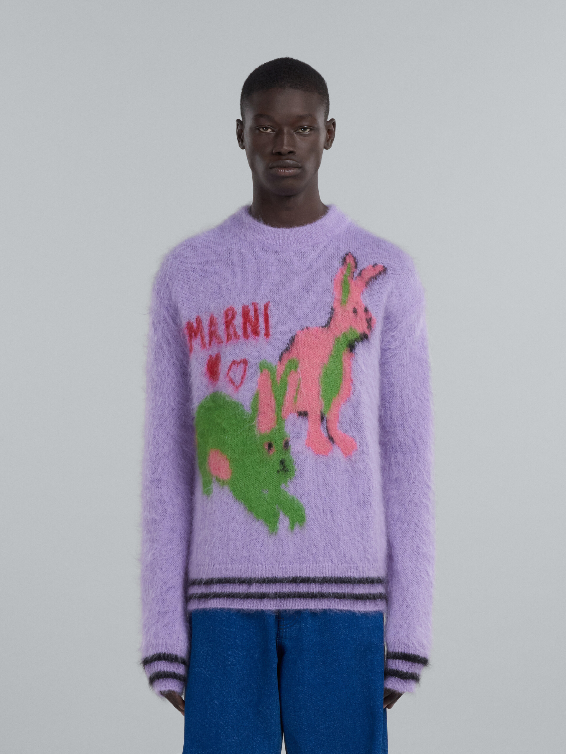 Pullover mit mehrfarbigem Einsatz - Pullover - Image 2
