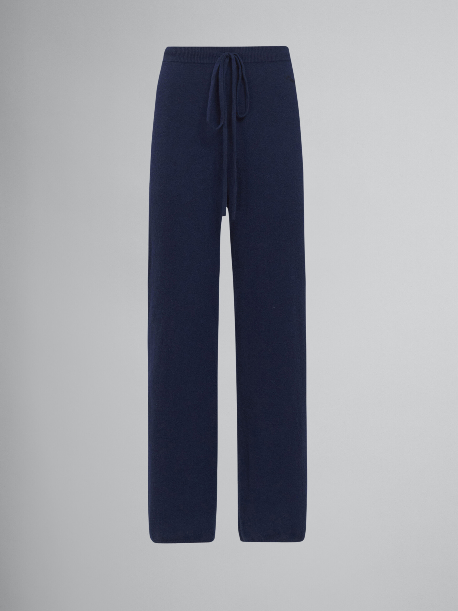 Pantaloni con coulisse in cashmere - Pantaloni - Image 1