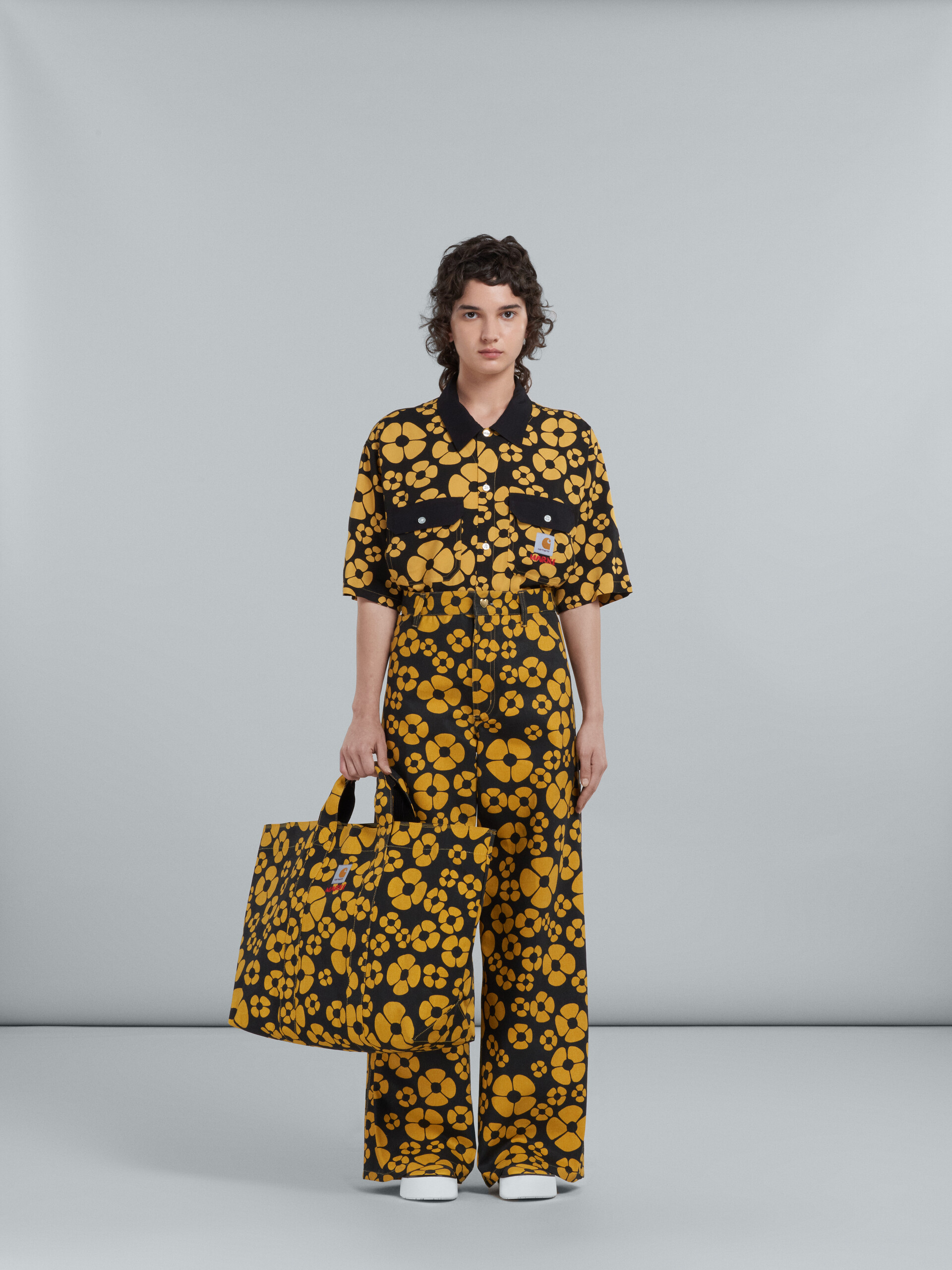 MARNI x CARHARTT WIP - yellow shopper - Shopping Bags - Image 2