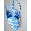 Hellrosa gewebter Shopper Diamond Basket - Tasche - Image 5