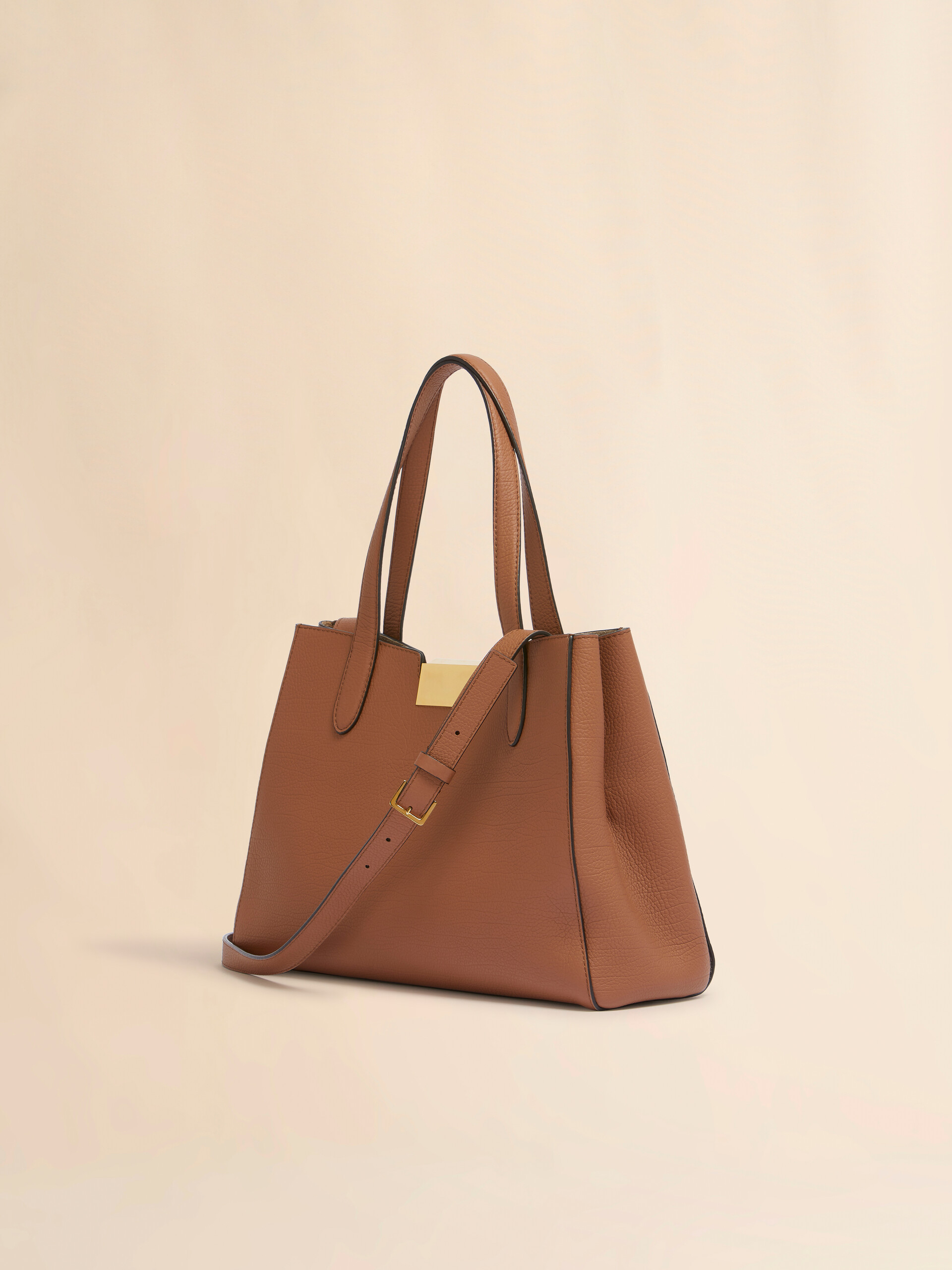 グレー レザー製 Trunkaroo トートバッグ - ハンドバッグ - Image 3