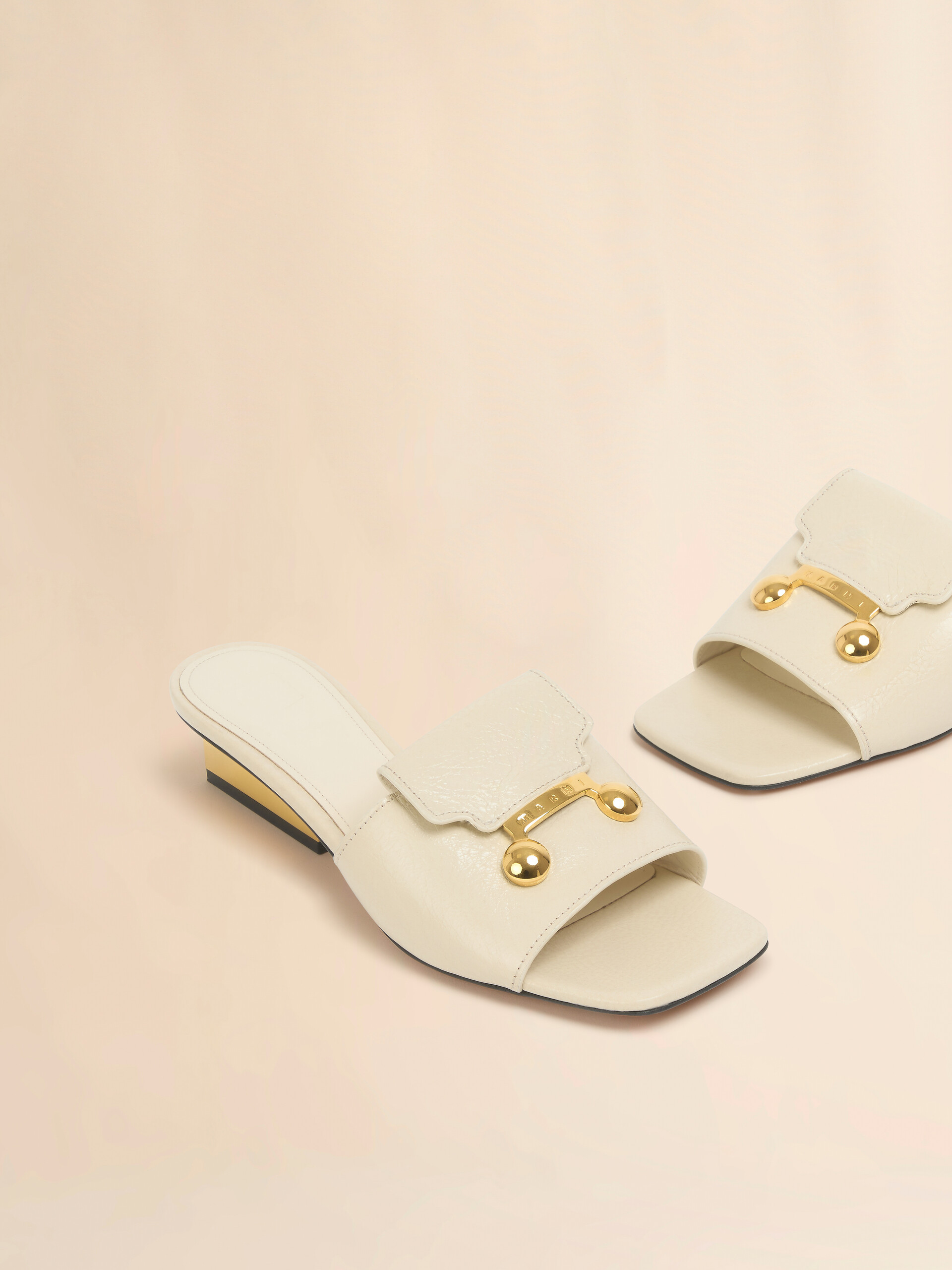 Black leather Trunkaroo sandal - Sandals - Image 5