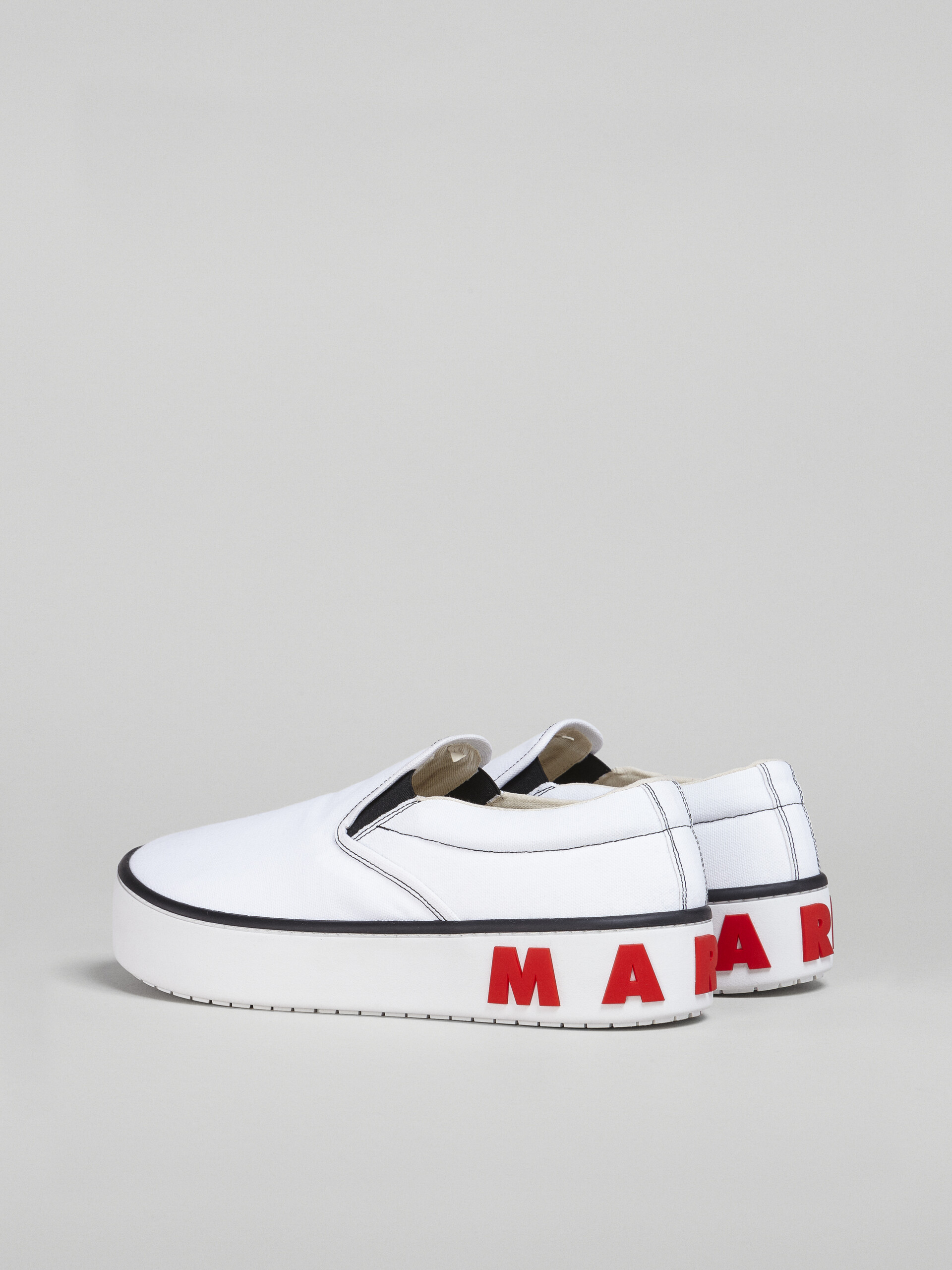Canvas slip-on PAW sneaker with back maxi logo - Sneakers - Image 3