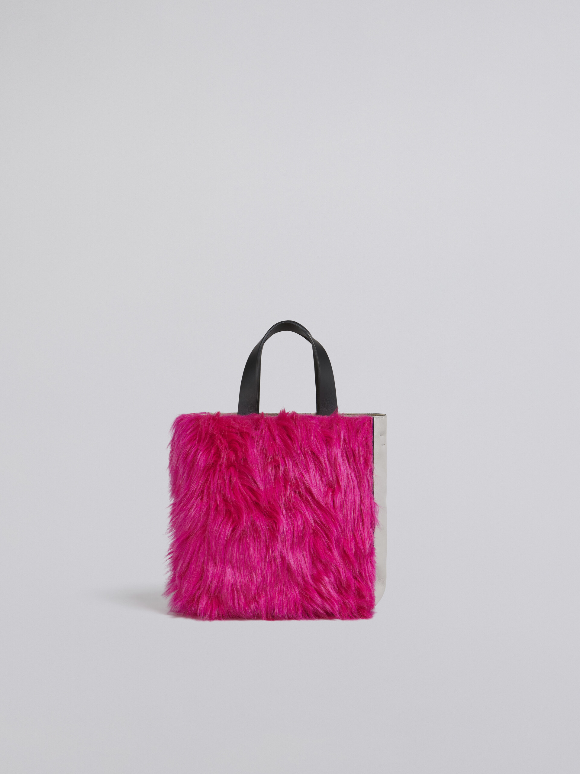 Teddy and calf leather MUSEO SOFT bag - Shopping Bags - Image 1