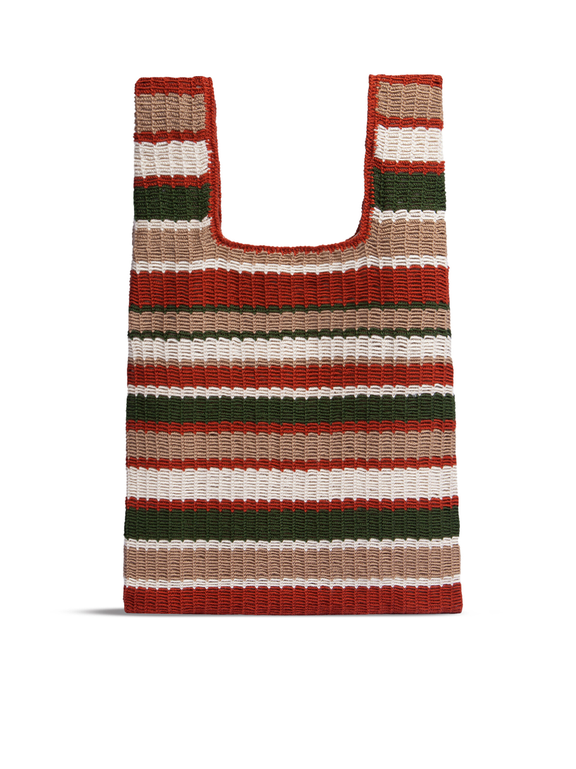 ホワイト&ブルー MARNI MARKET FISH クロシェバッグ - ハンドバッグ - Image 3