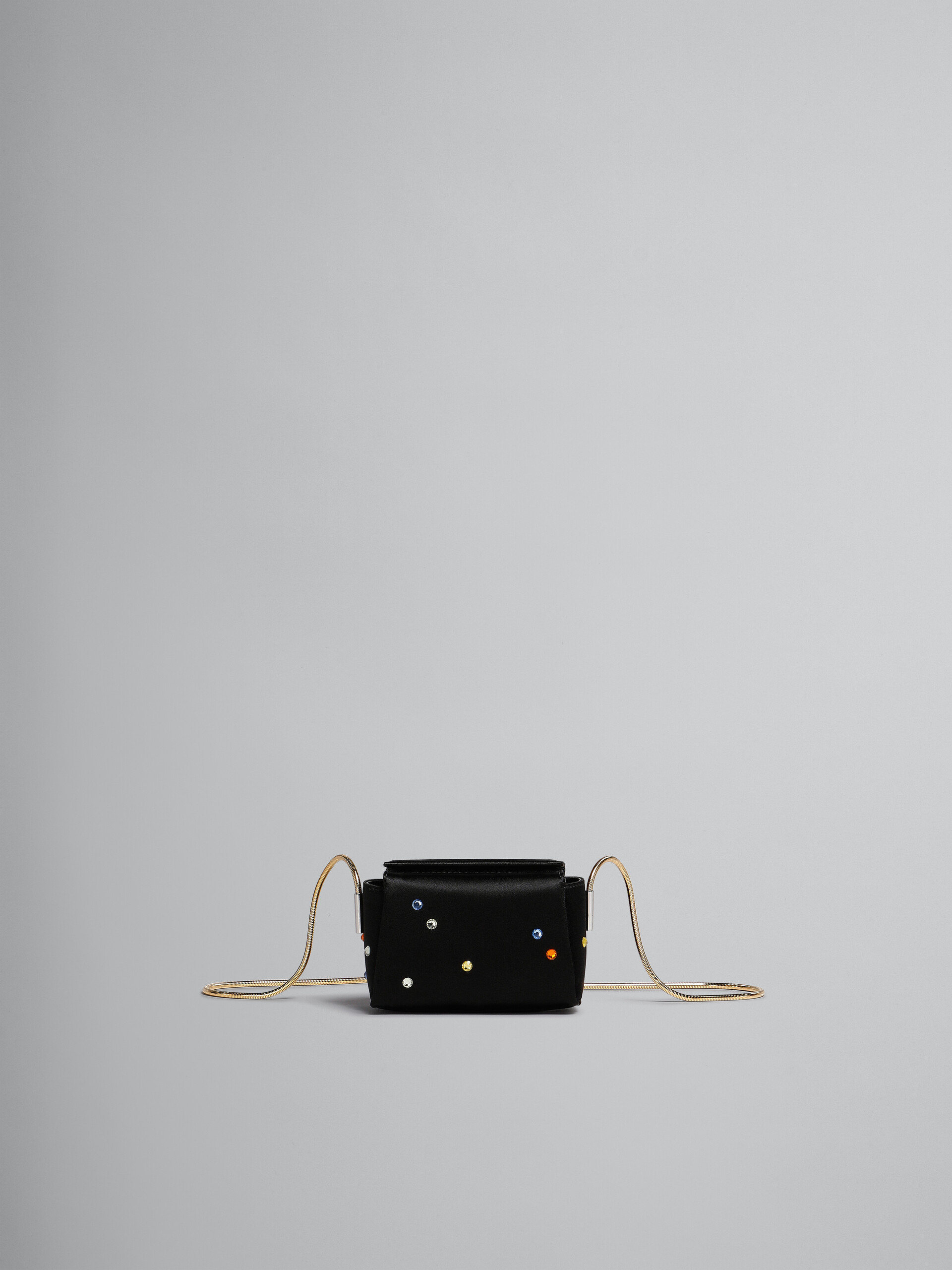 Toggle Mini Bag in fuchsia satin - Shoulder Bag - Image 1