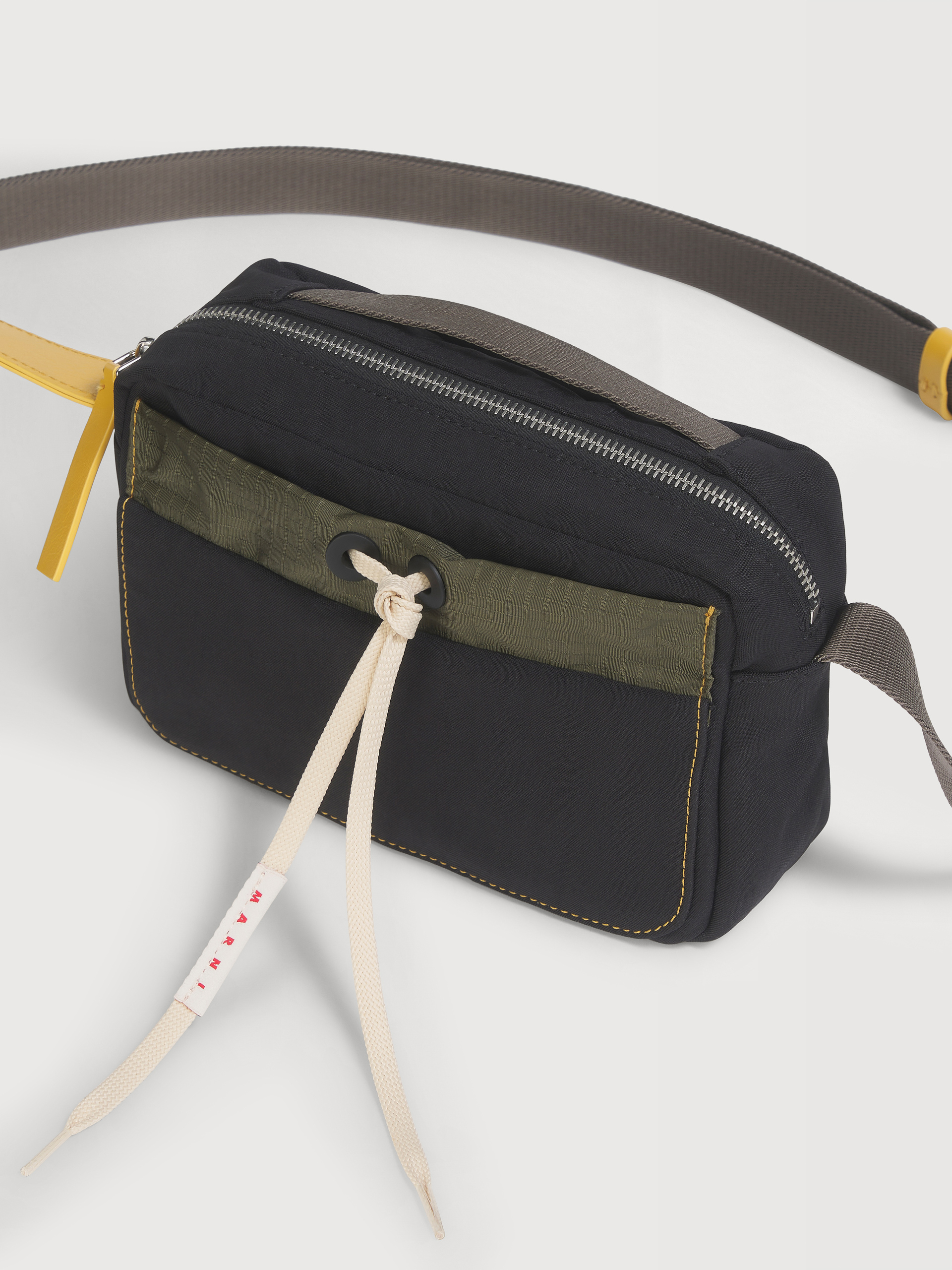 Black technical fabric camera bag - Shoulder Bags - Image 5