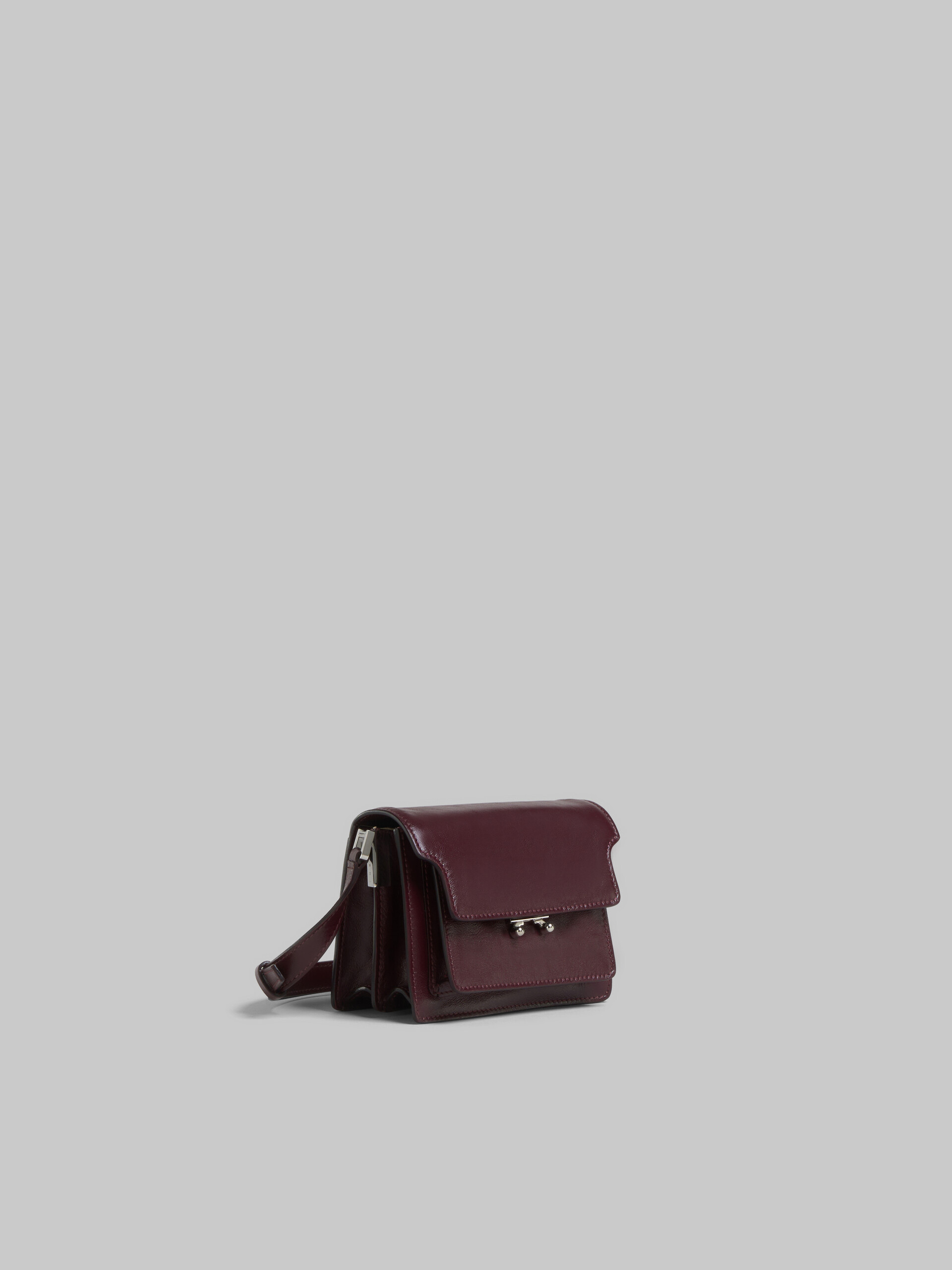 Trunk Soft Mini Bag in red leather