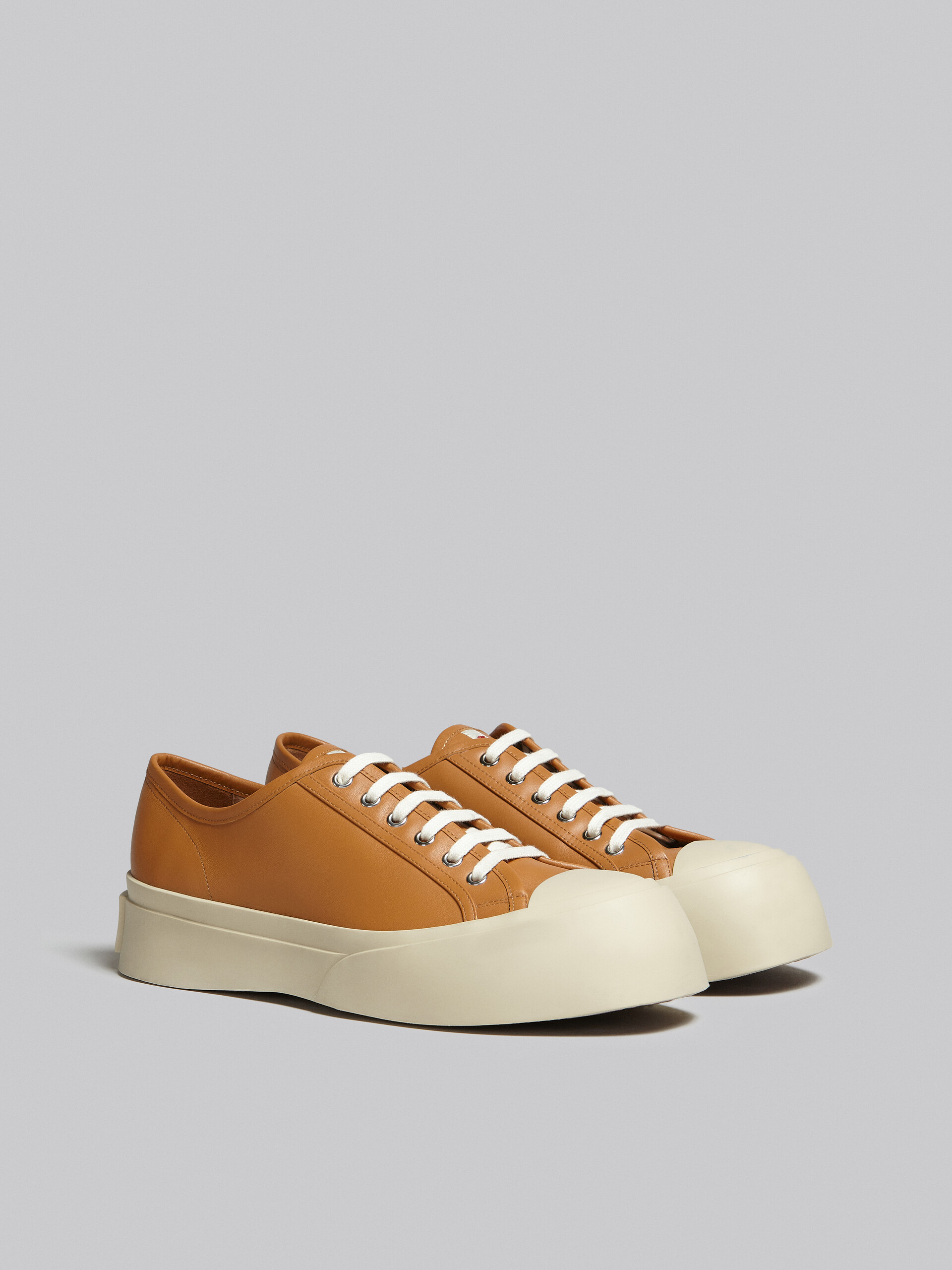 Brown nappa leather Pablo sneaker - Sneakers - Image 2
