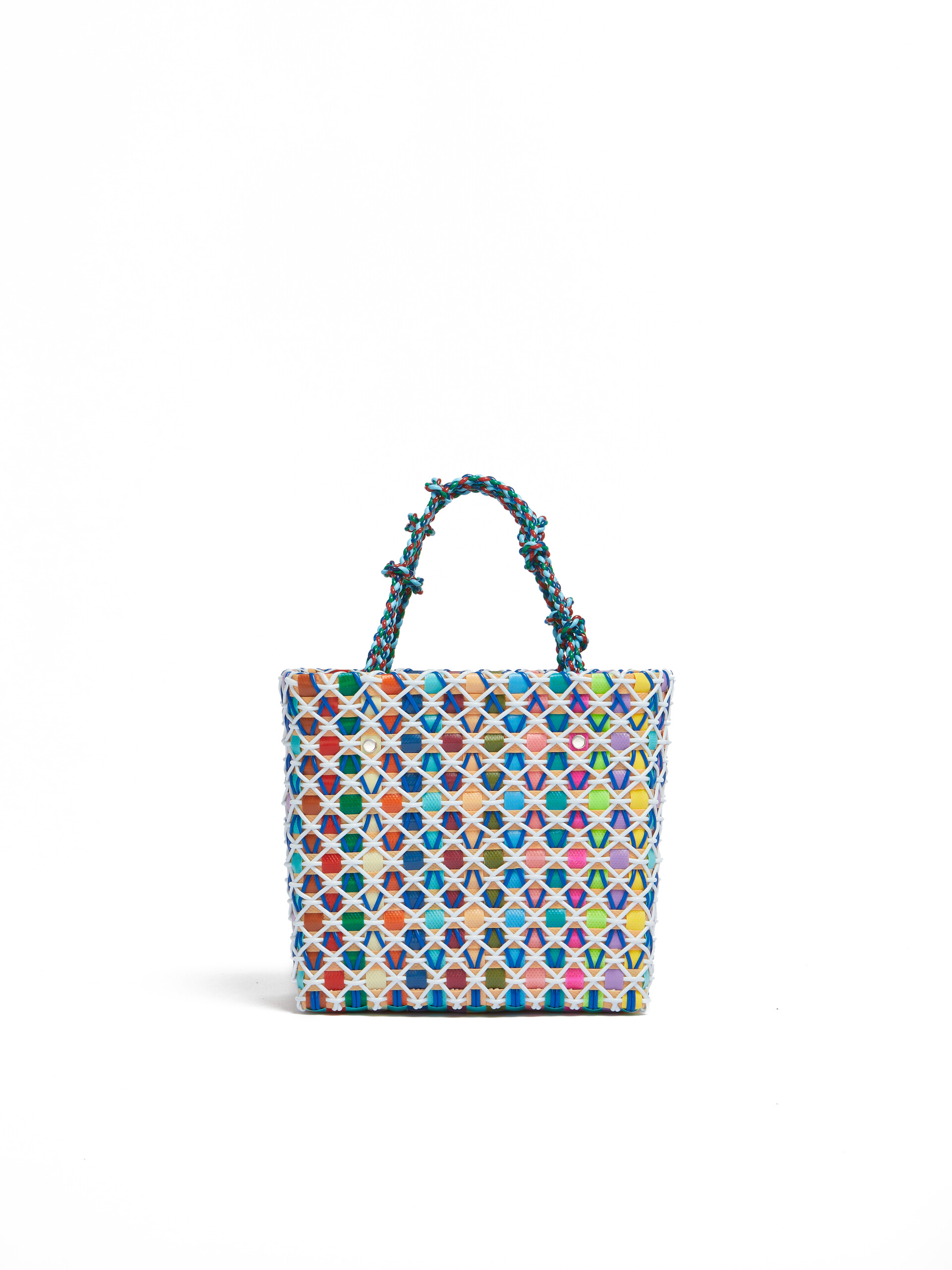 Blue MARNI MARKET CAKE BASKET bag - Shopping Bags - Image 3