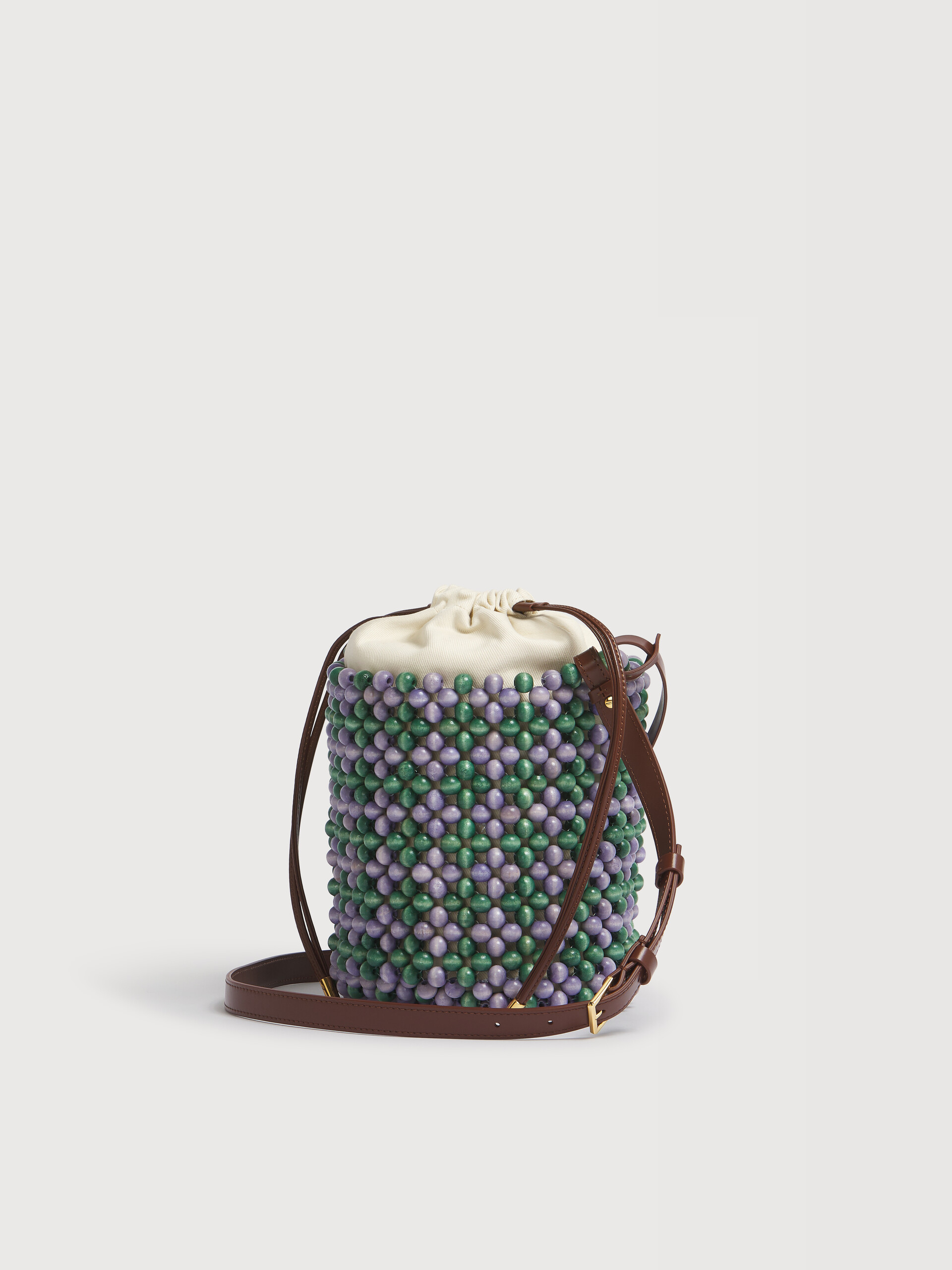Blue and brown Beads Bag - Shoulder Bags - Image 2