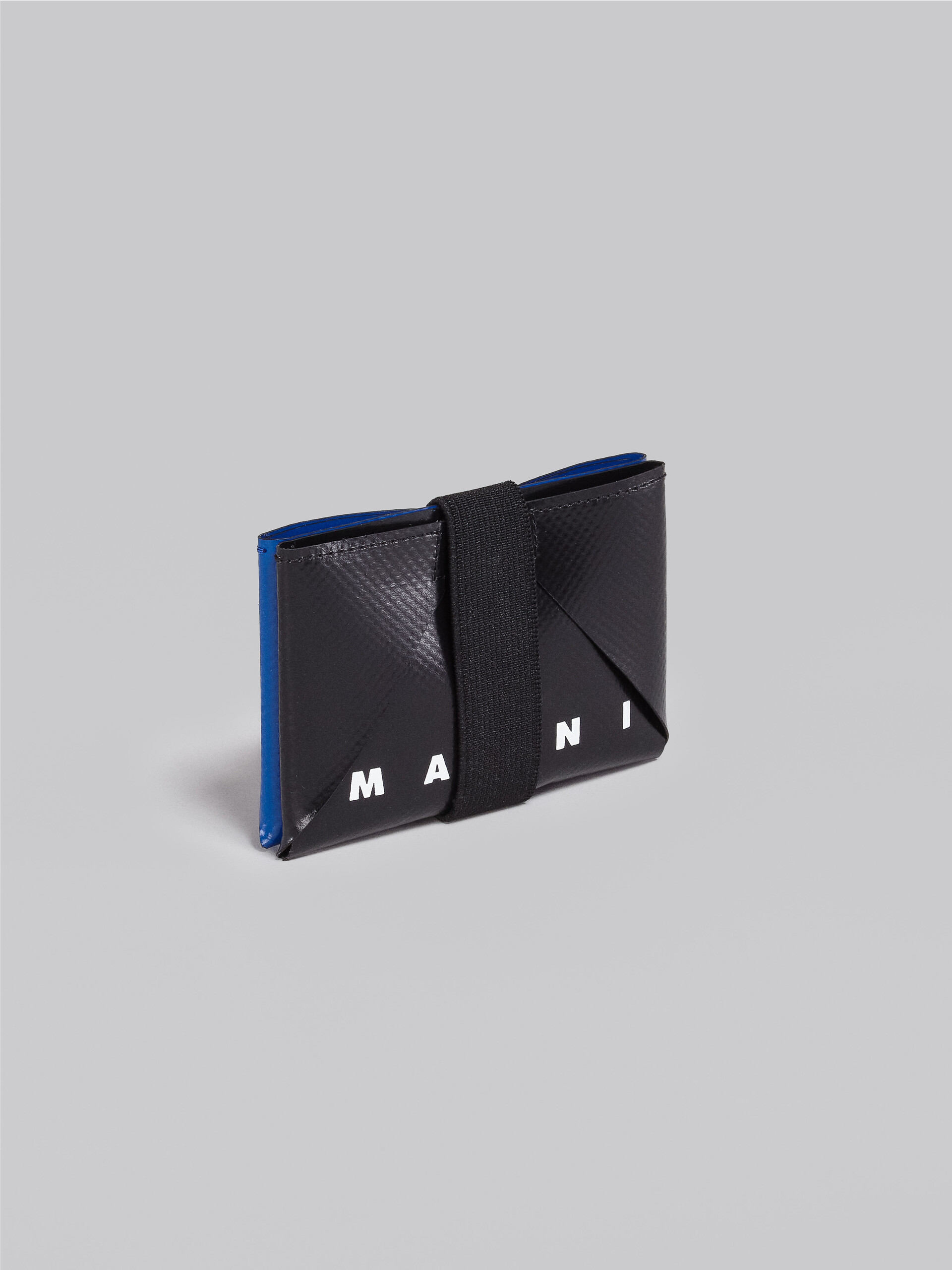 Black and blue PVC credit card case - Wallets - Image 4