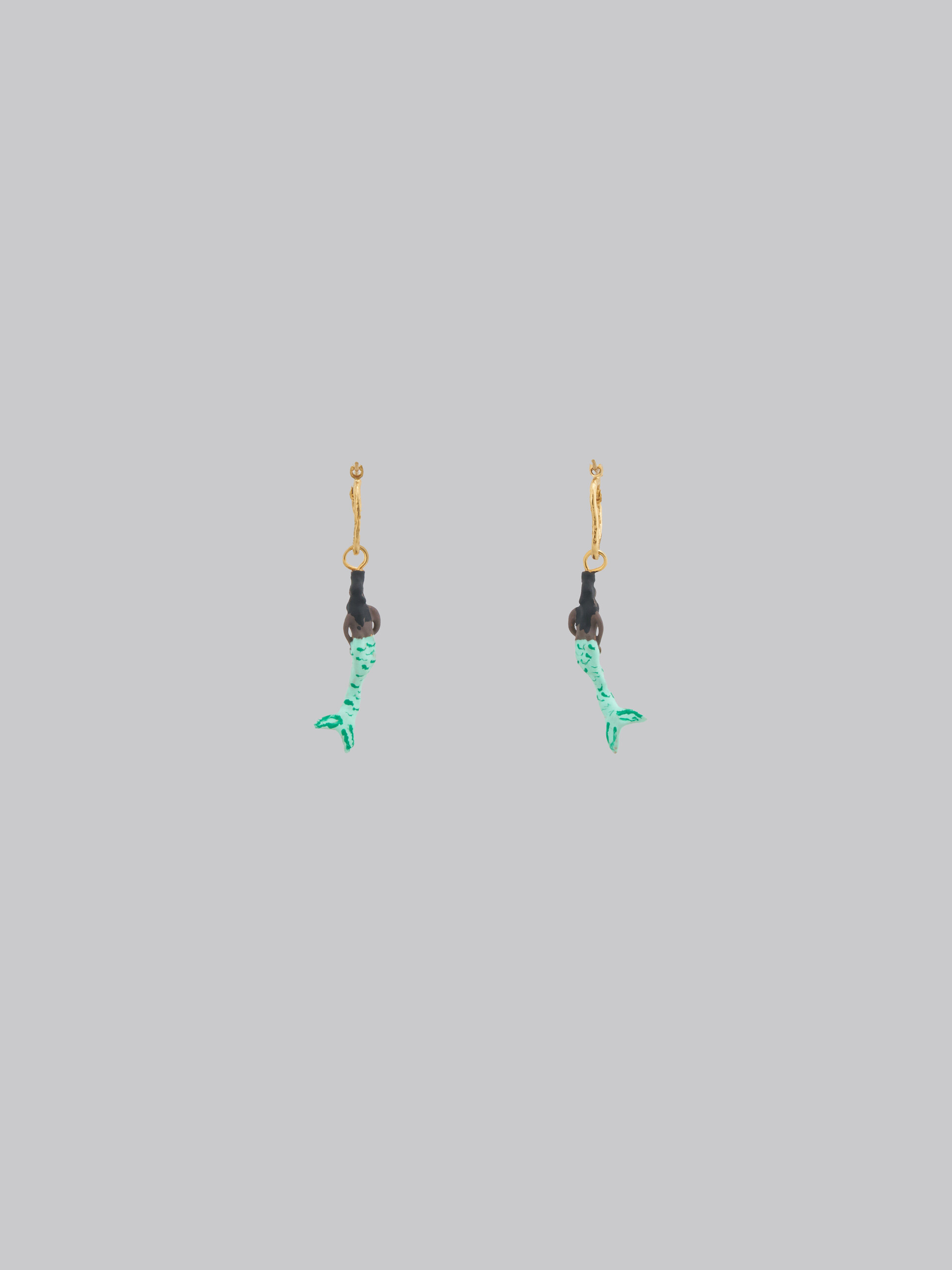 Earrings with mermaid pendant - Earrings - Image 3