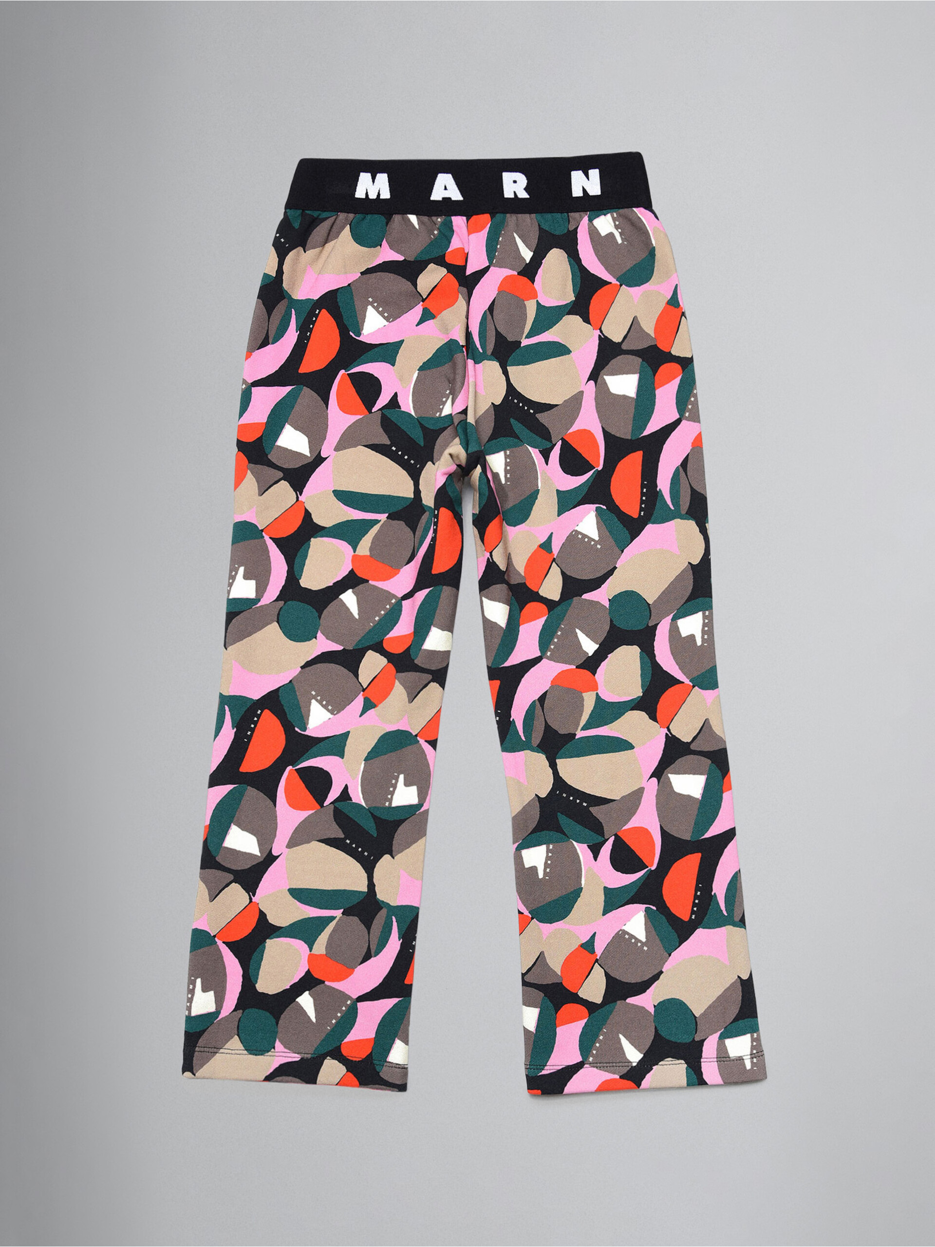 French terry pants with Abstract print - Pants - Image 2