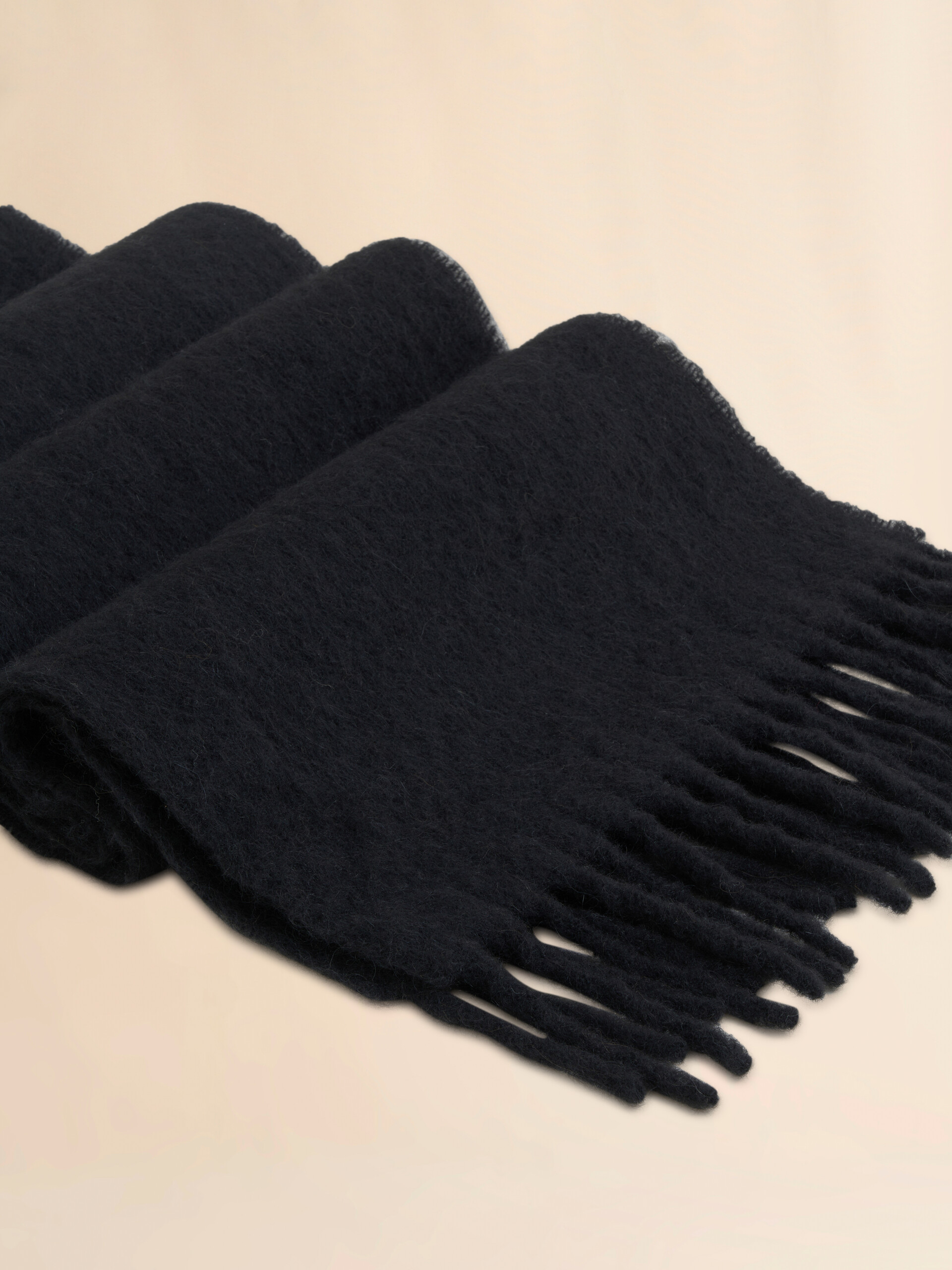 Indigo alpaca scarf - Scarves - Image 3