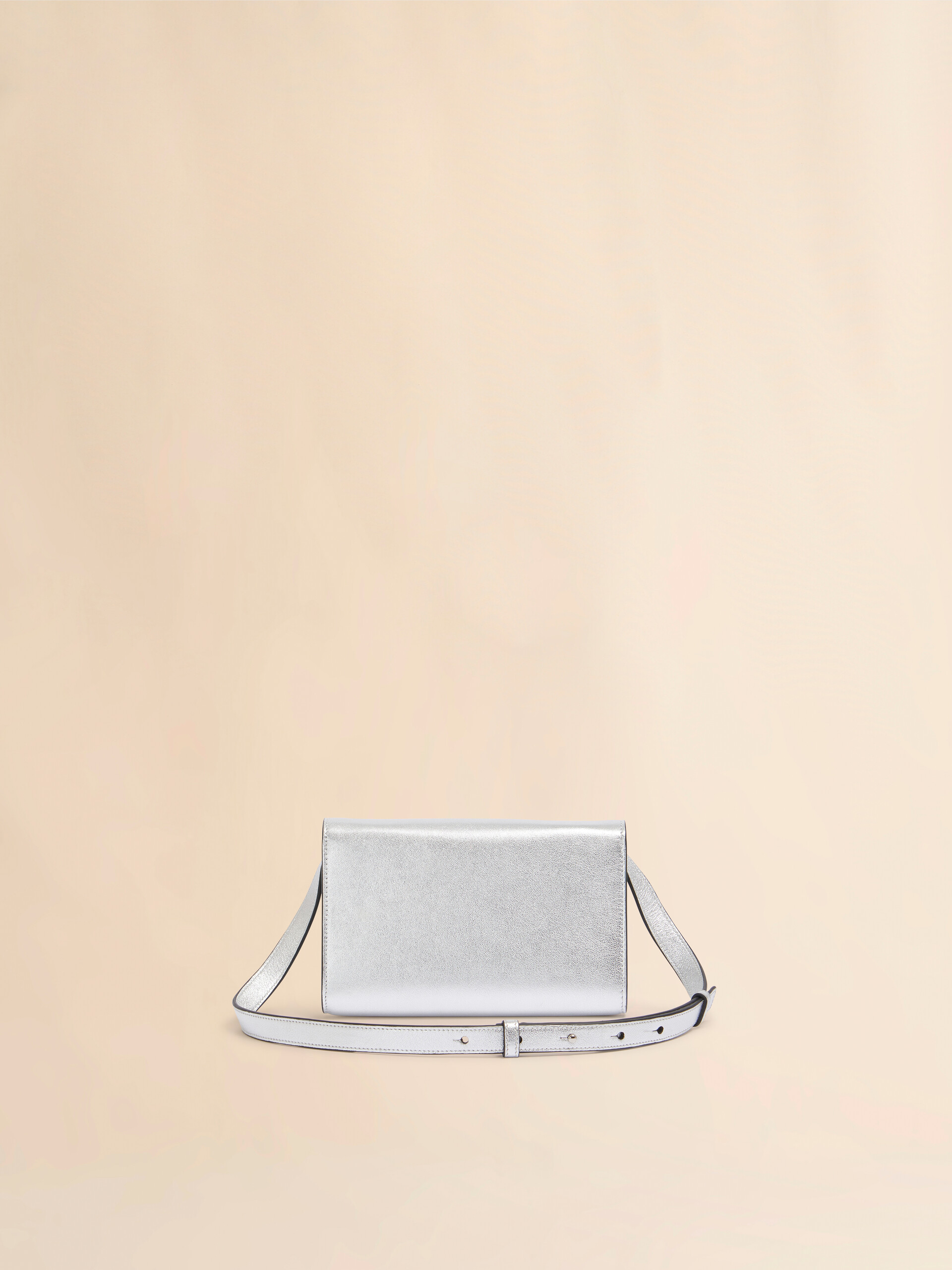 Silver leather Trunkaroo clutch - Pochette - Image 2