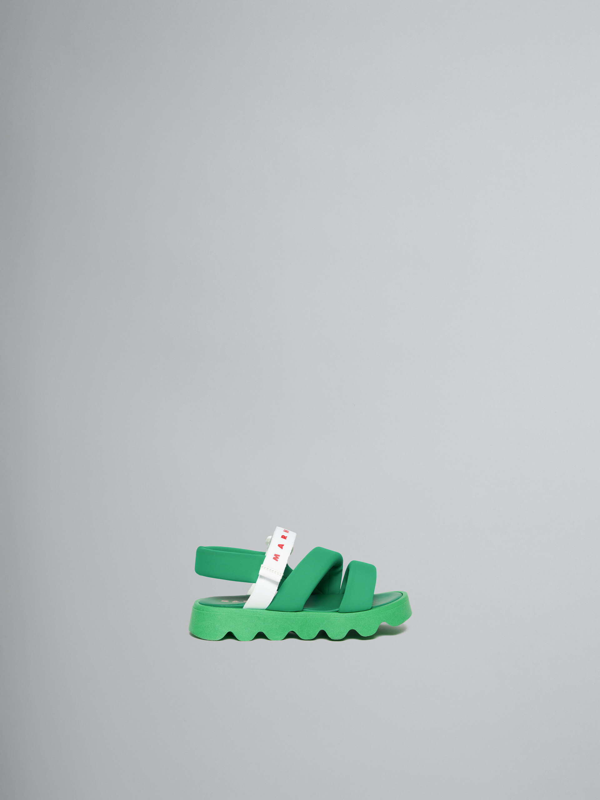 Sandales matelassé vert - ENFANT - Image 1