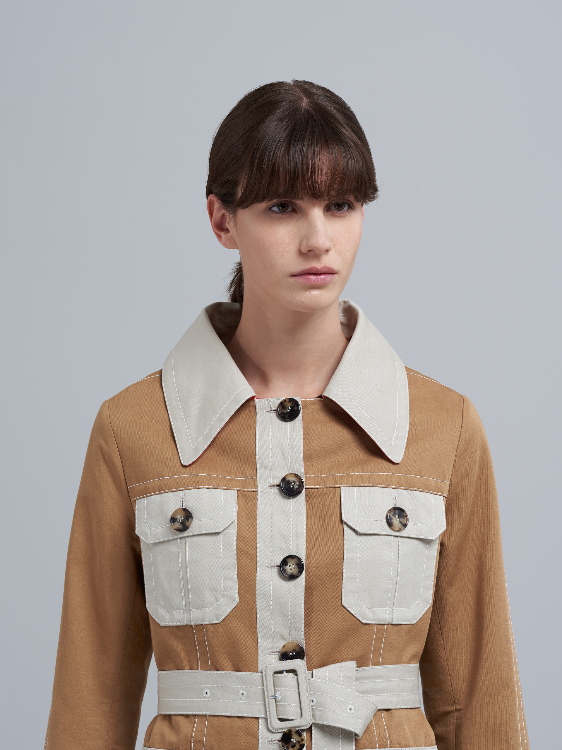 cotton safari jacket