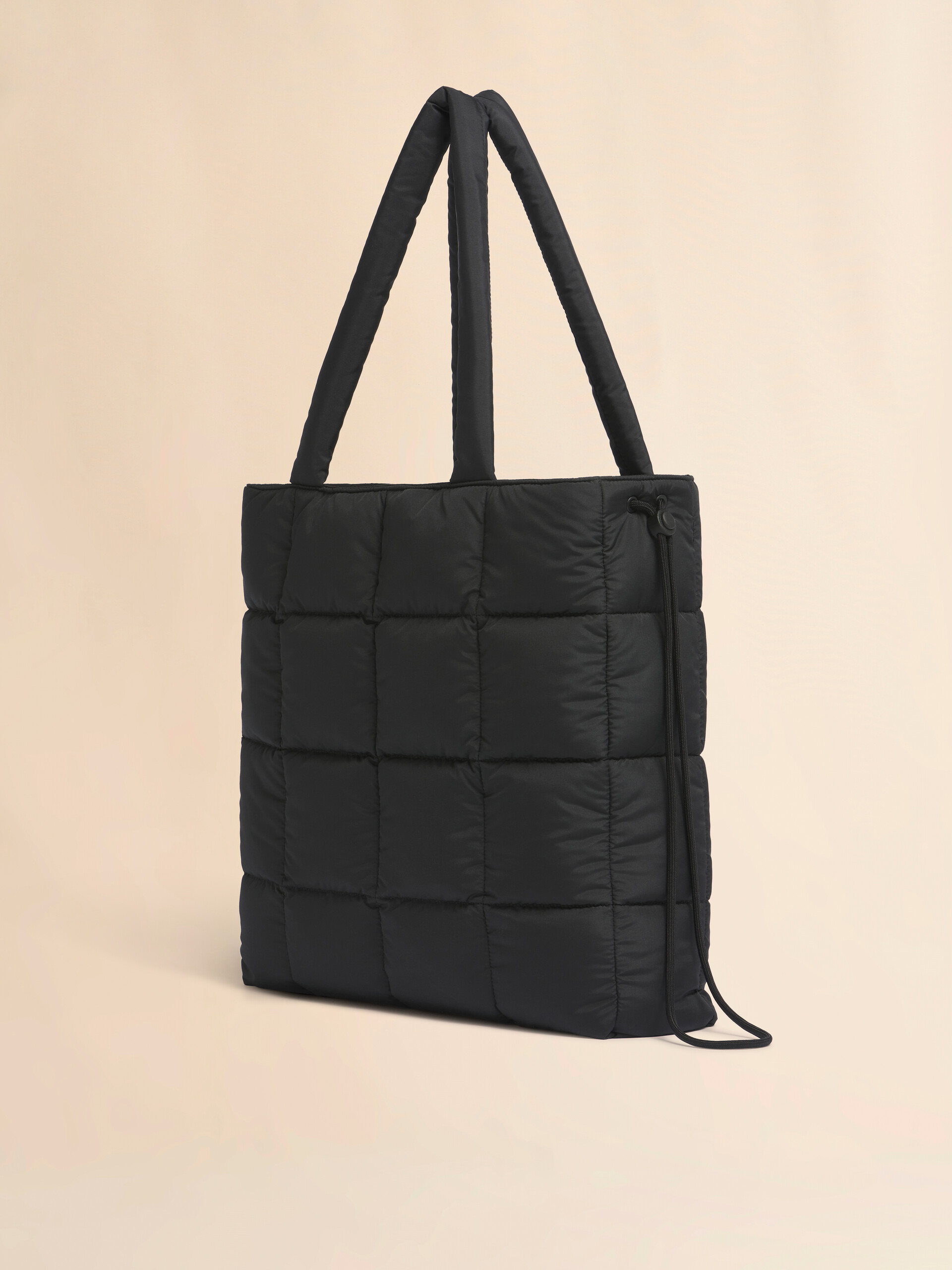 ブラック Puff トートバッグ - ショッピングバッグ - Image 3