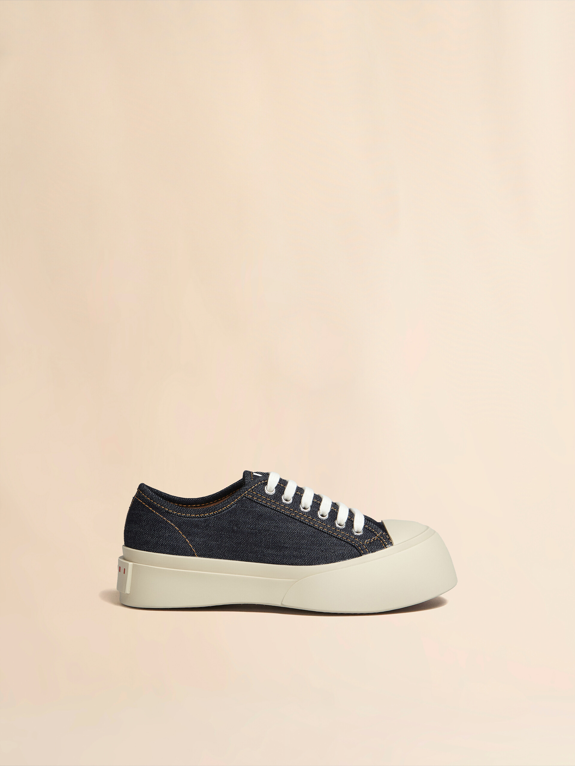 Blue denim Pablo lace-up sneaker - Sneakers - Image 1