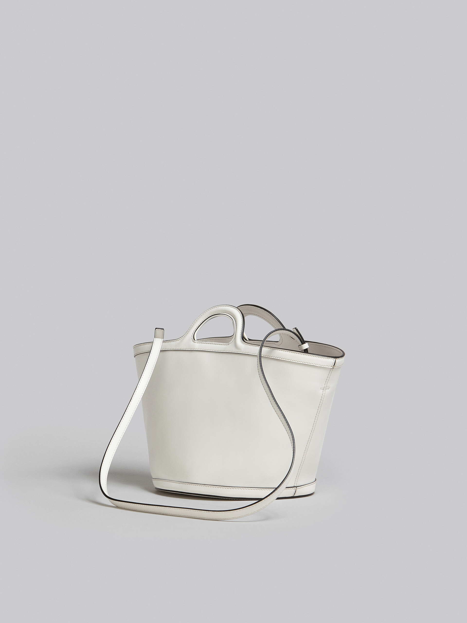 Tropicalia Small Bag in white leather - Handbag - Image 3