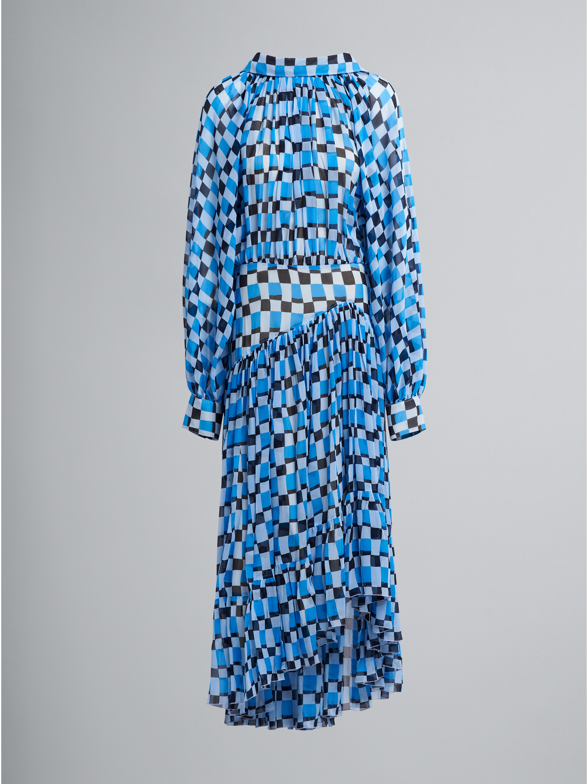 Iconic Damier crepon dress - Dresses - Image 1